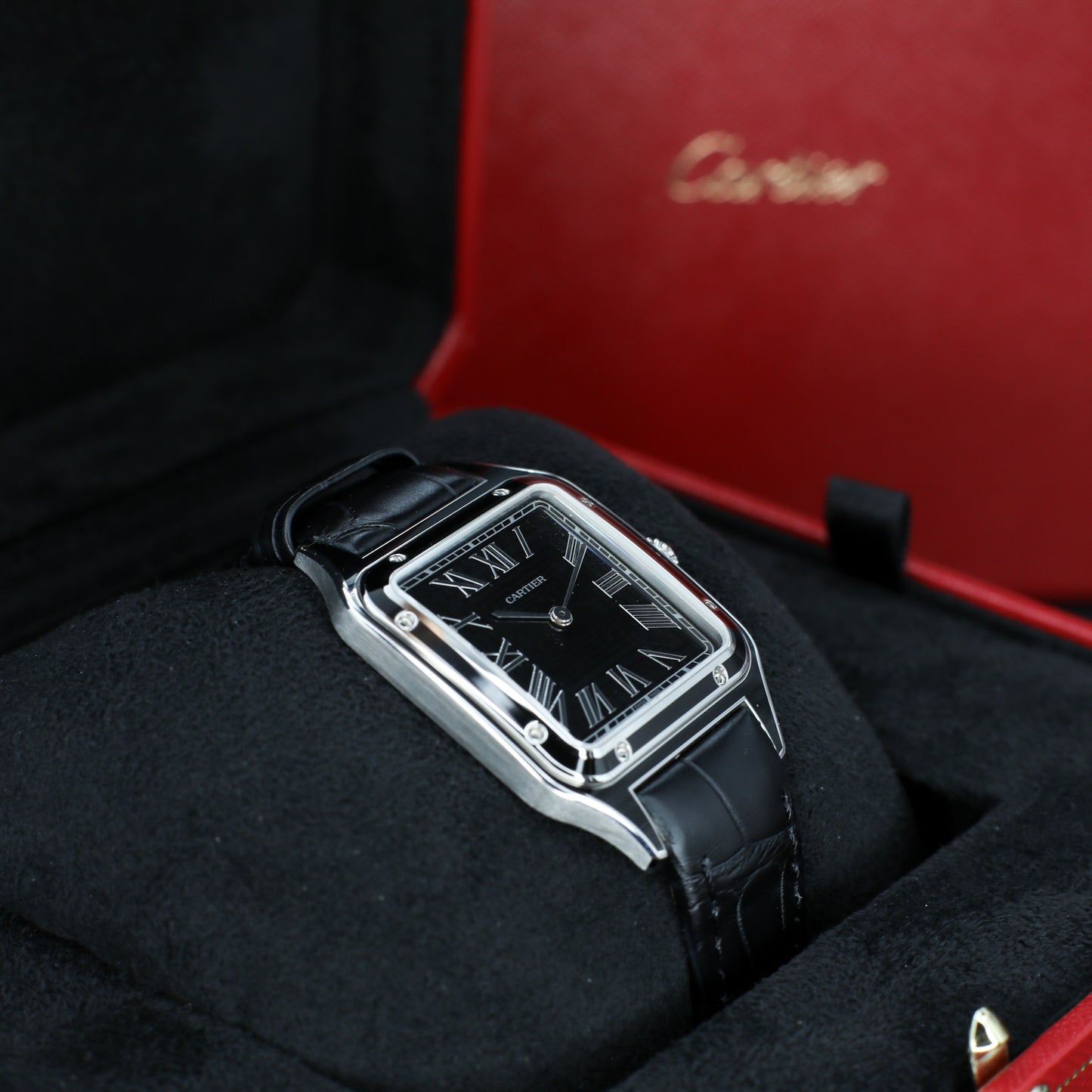 Cartier Santos Dumont Lacquer Dial Complete set - WSSA0046