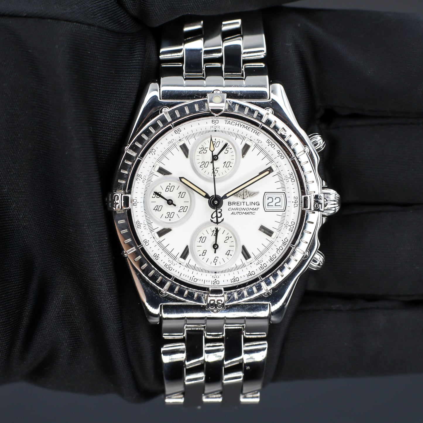 Breitling Chronomat White Dial Watch Only - A13050.1