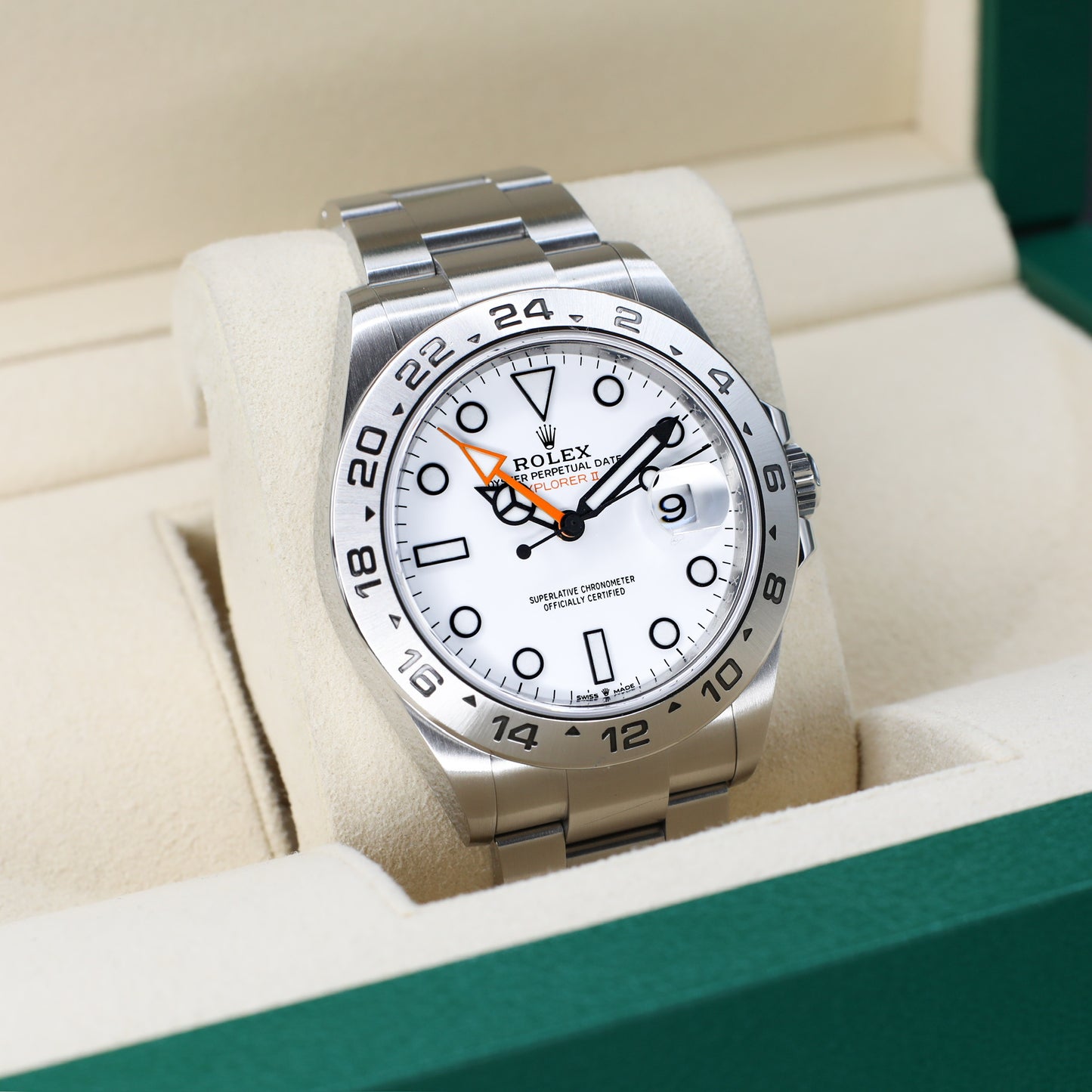 Rolex Explorer II White Dial Full Set - 226570