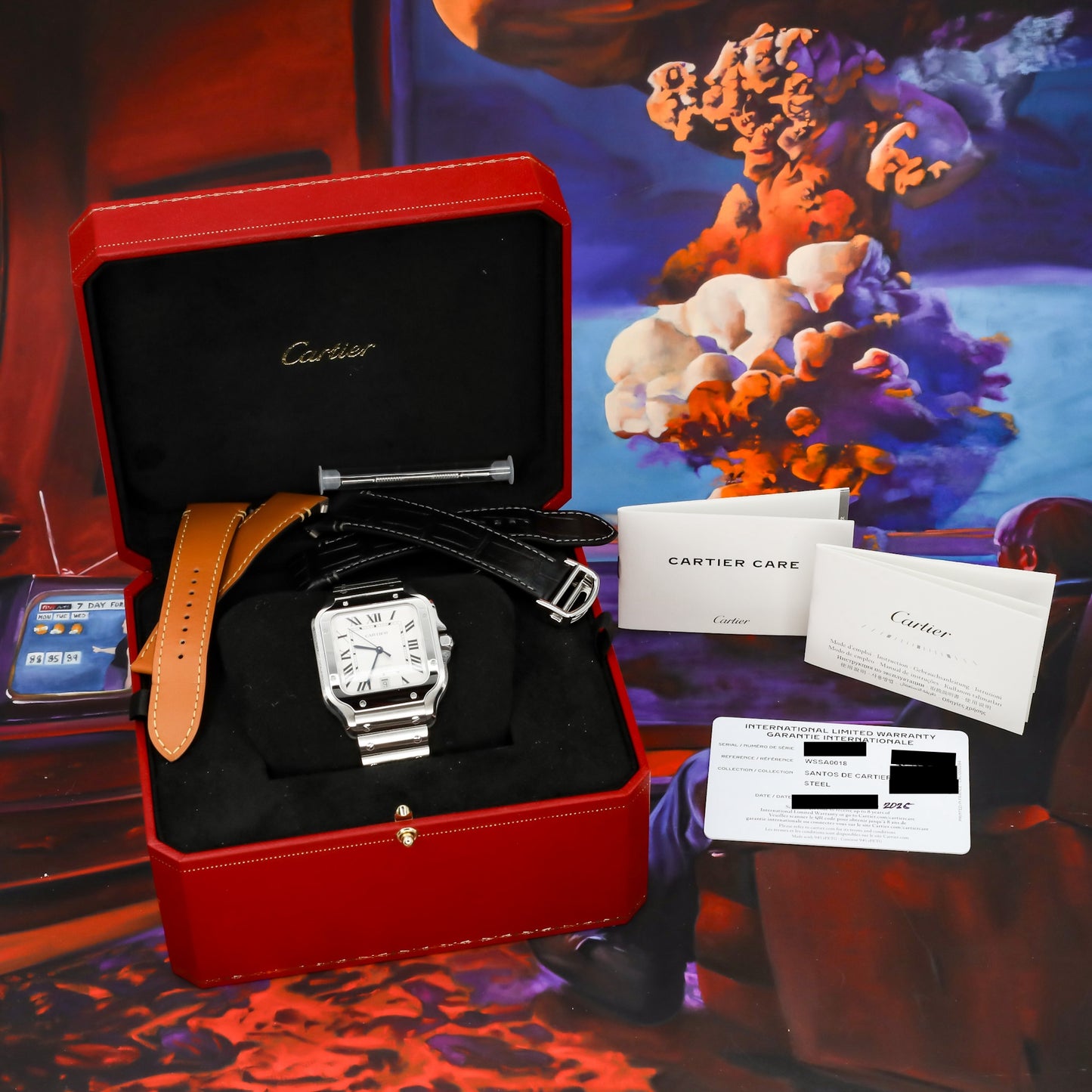 Cartier Santos de Cartier Steel 2025 Complete - WSSA0018
