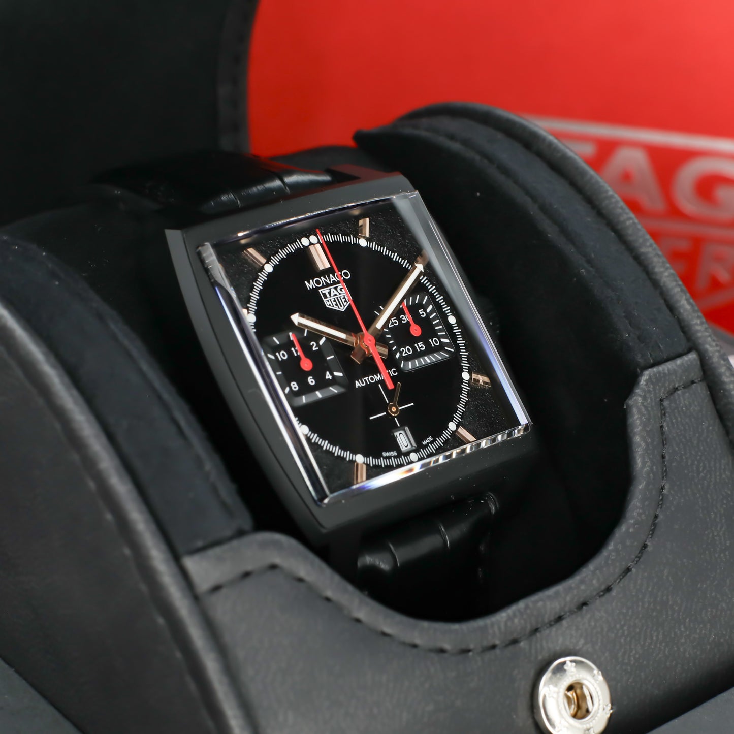 TAG Heuer Monaco "Dark Lord" Black Dial 39mm Automatic - CBL2180.FC6497
