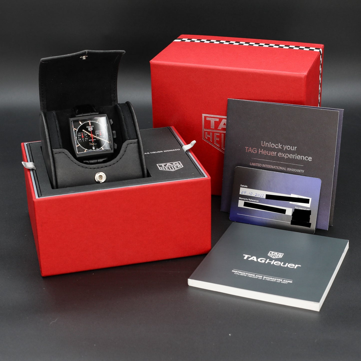 TAG Heuer Monaco "Dark Lord" Black Dial 39mm Automatic - CBL2180.FC6497
