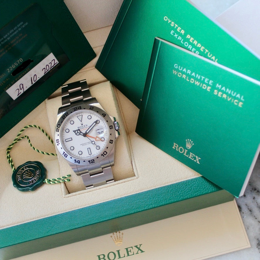Rolex Explorer 2 White Dial - 226570
