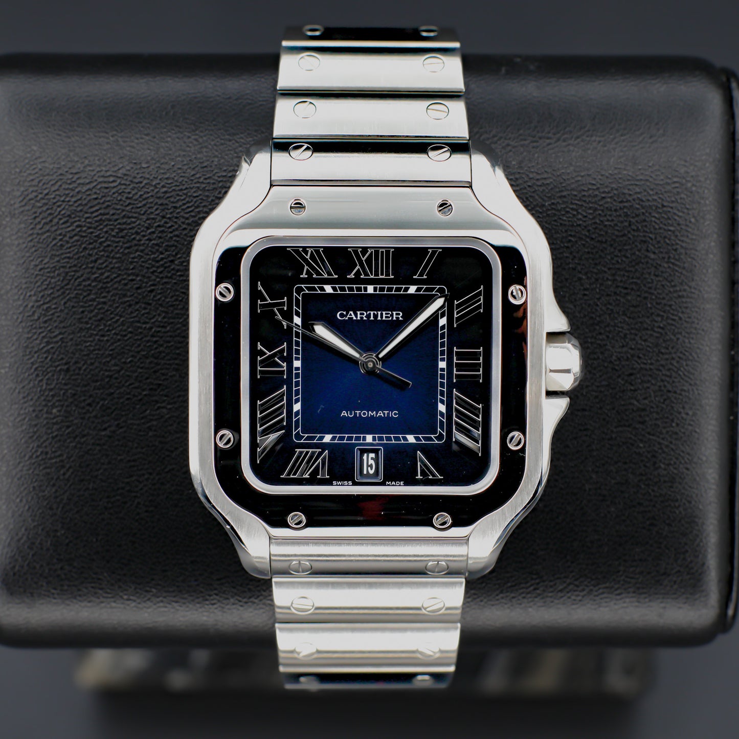 Cartier Santos Large Blue Dial 40mm Automatic 2022 - WSSA0030