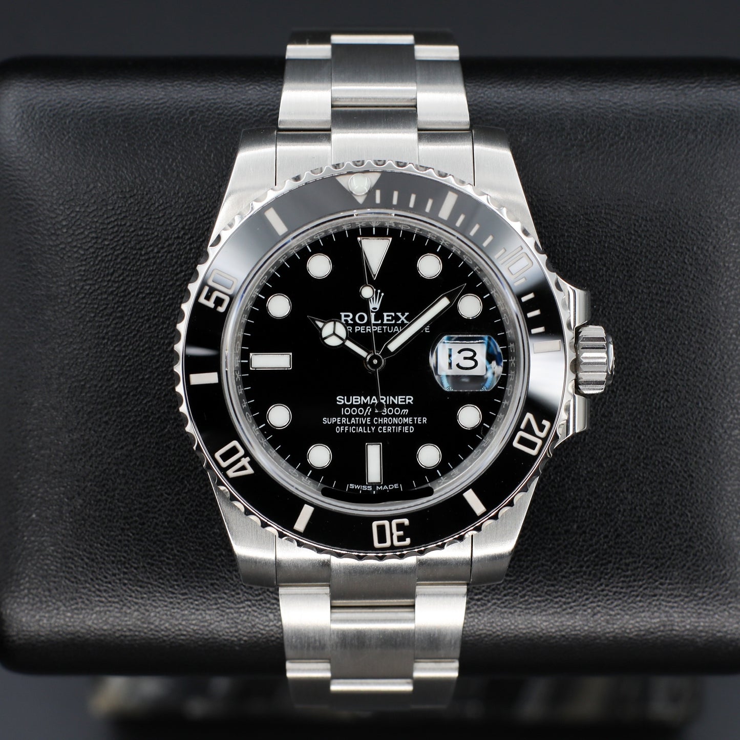 Rolex Submariner Ceramic Bezel Black Dial 40 - 116610LN