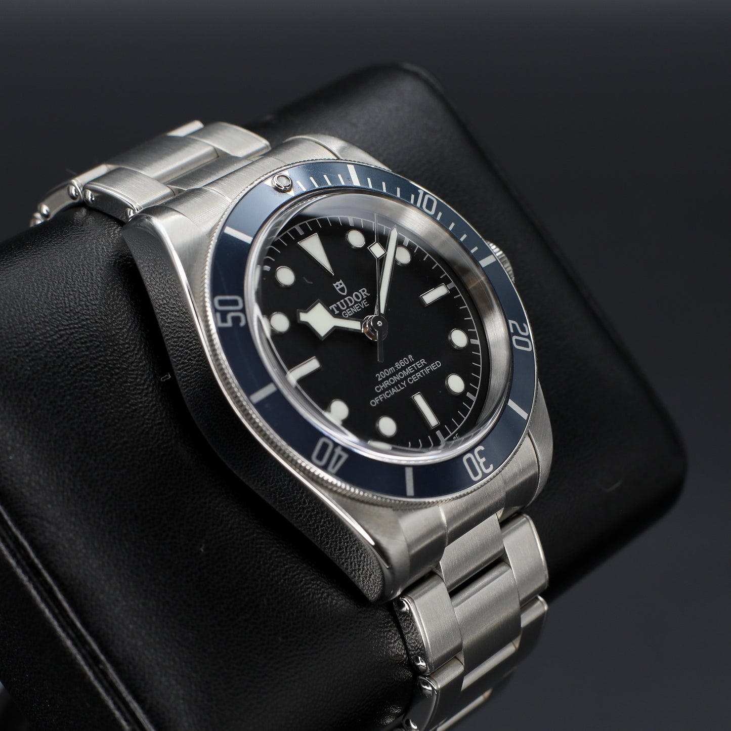 Tudor Black Bay Blue Bezel Black Dial Watch Only - 79230