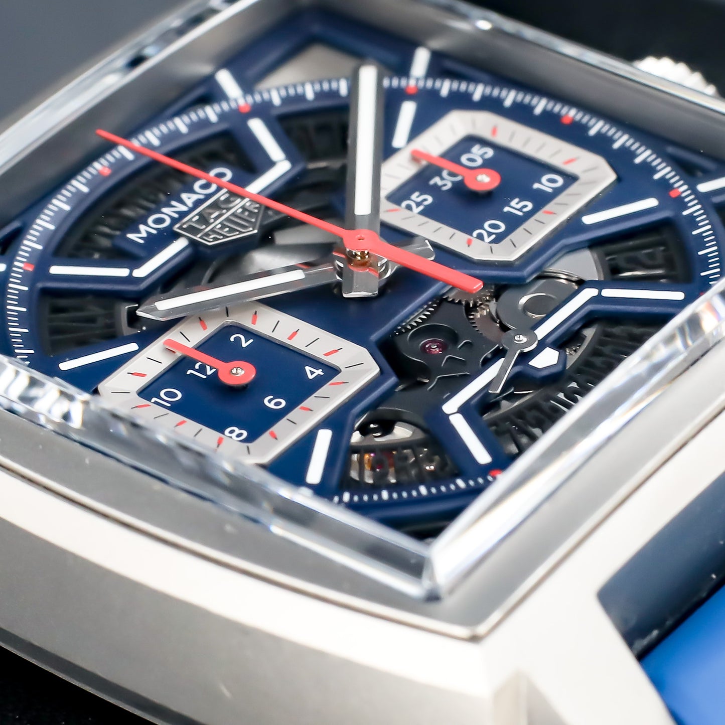 TAG Heuer Monaco Skeleton Blue Dial 39mm Automatic - CBL2182.FT6235