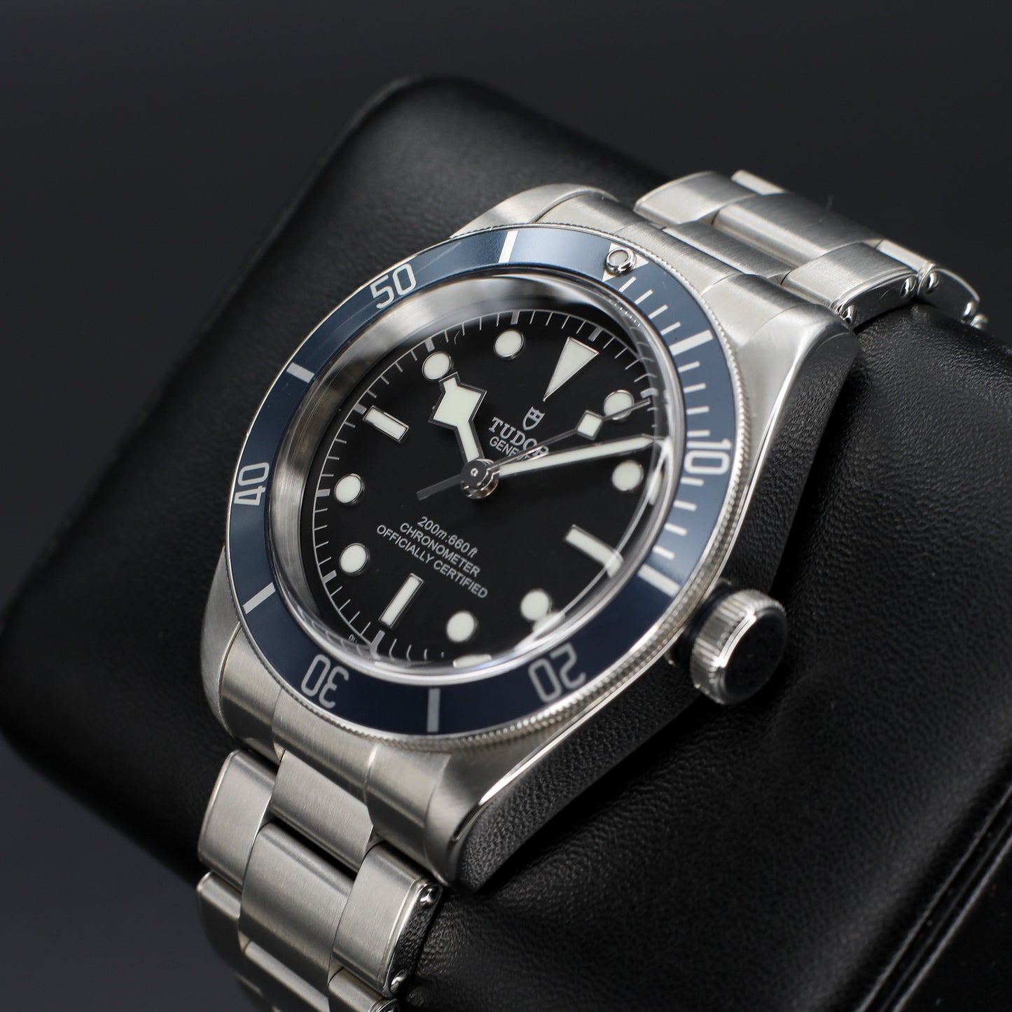 Tudor Black Bay Blue Bezel Black Dial Watch Only - 79230