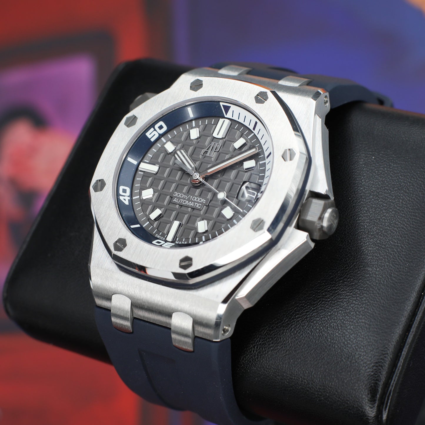 Audemars Piguet Royal Oak Offshore Diver Steel Slate Grey Dial 2024 Complete - 15720ST
