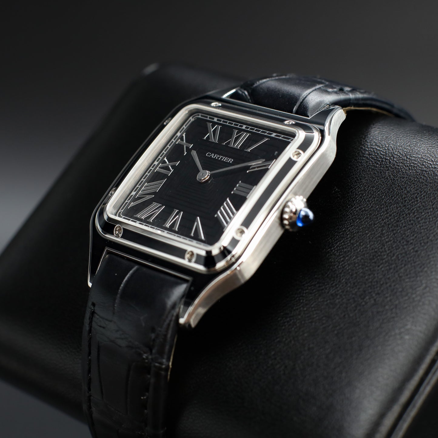 Cartier Santos Dumont Lacquer Dial Complete set - WSSA0046