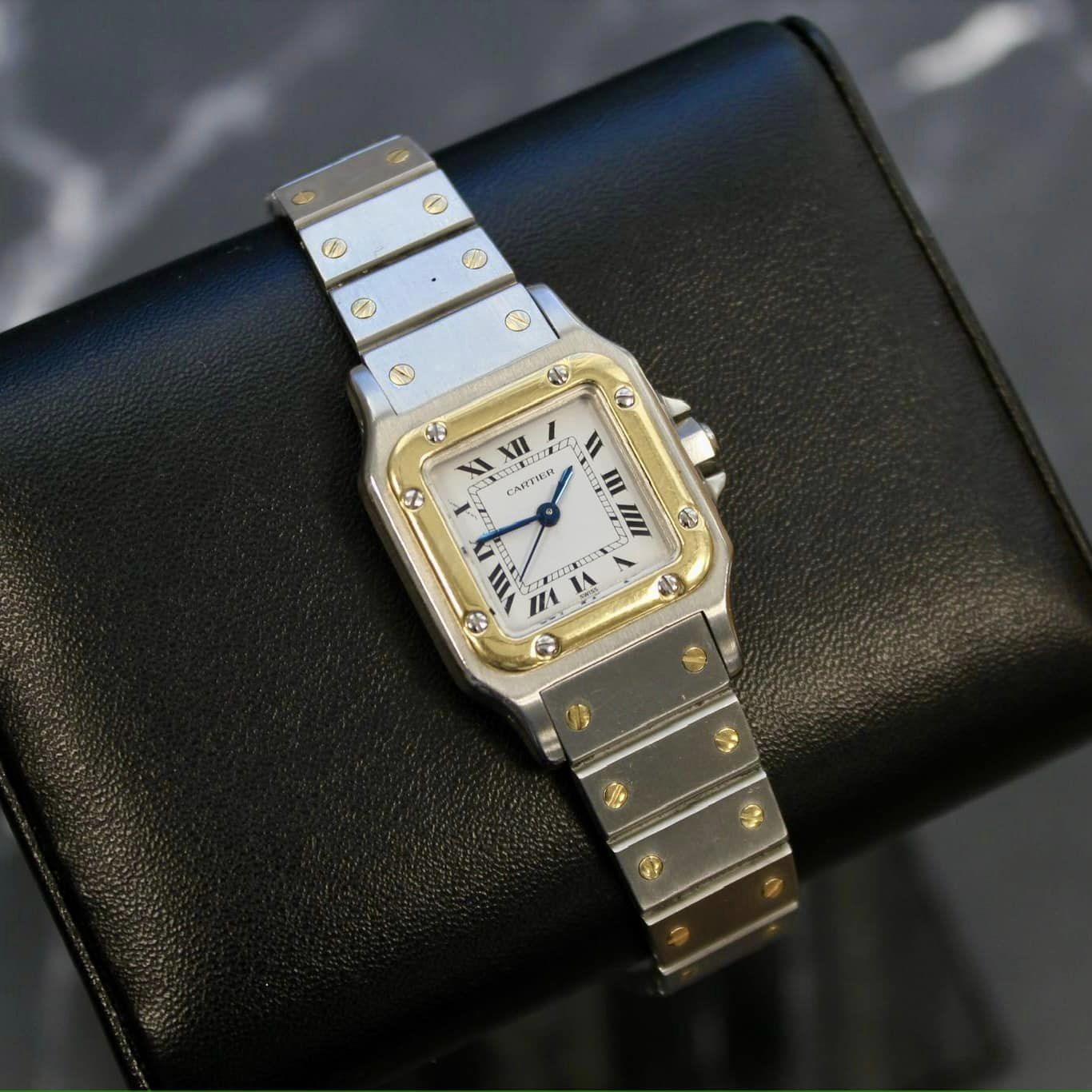 Cartier Ladies Santos Automatic Two-tone - 0902