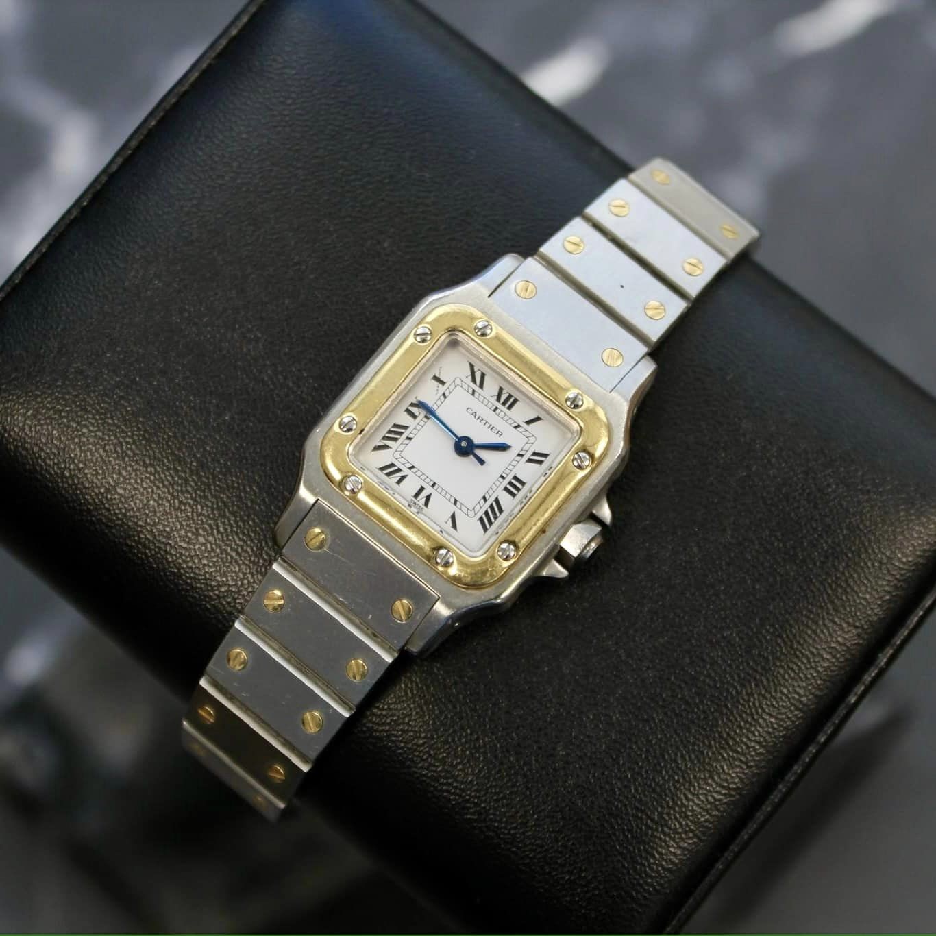 Cartier Ladies Santos Automatic Two-tone - 0902