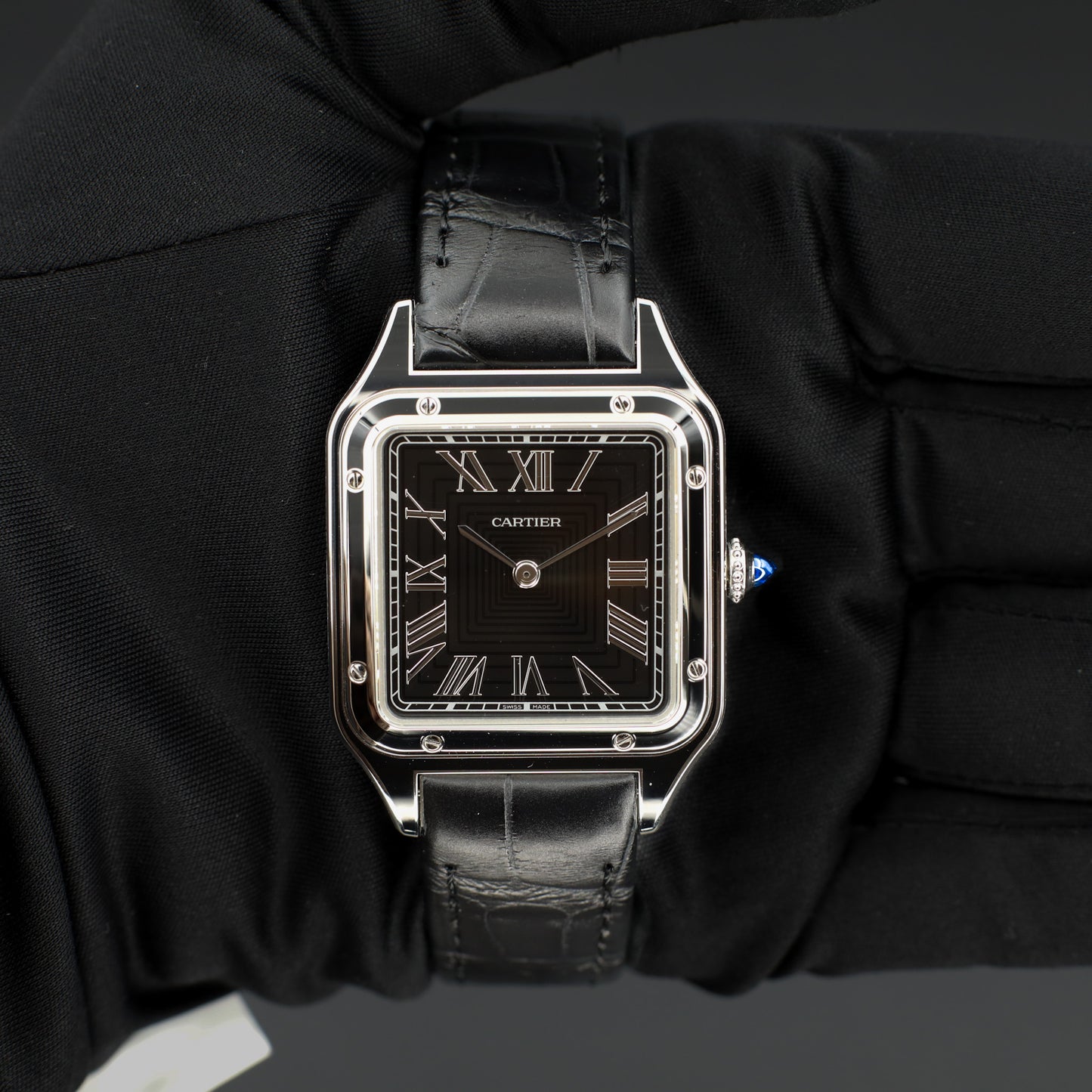 Cartier Santos Dumont Lacquer Dial Complete set - WSSA0046