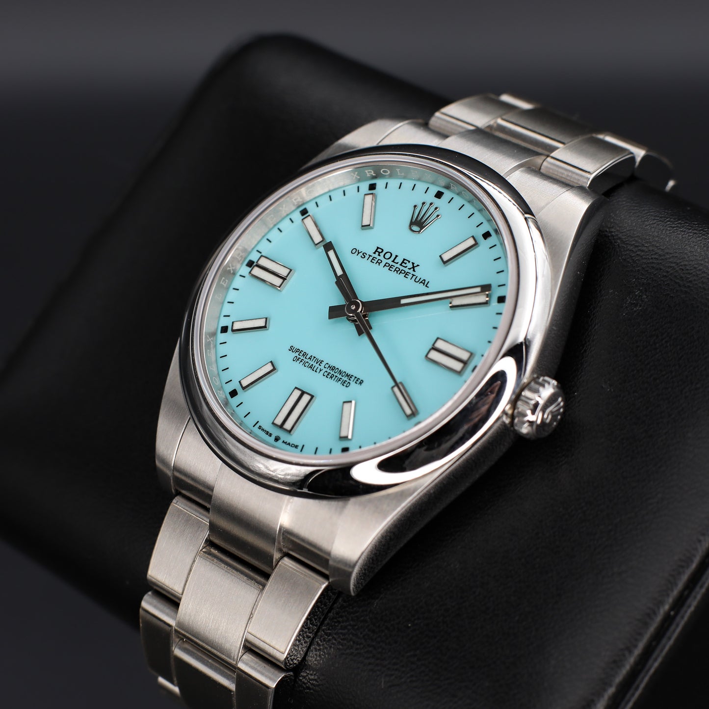 Rolex Oyster Perpetual Tiffany Dial 41 2022 Complete - 124300