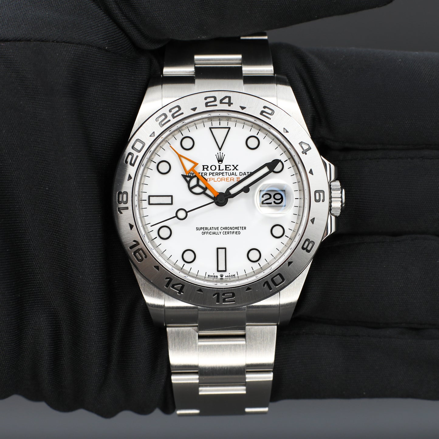 Rolex Explorer II White Dial Full Set - 226570