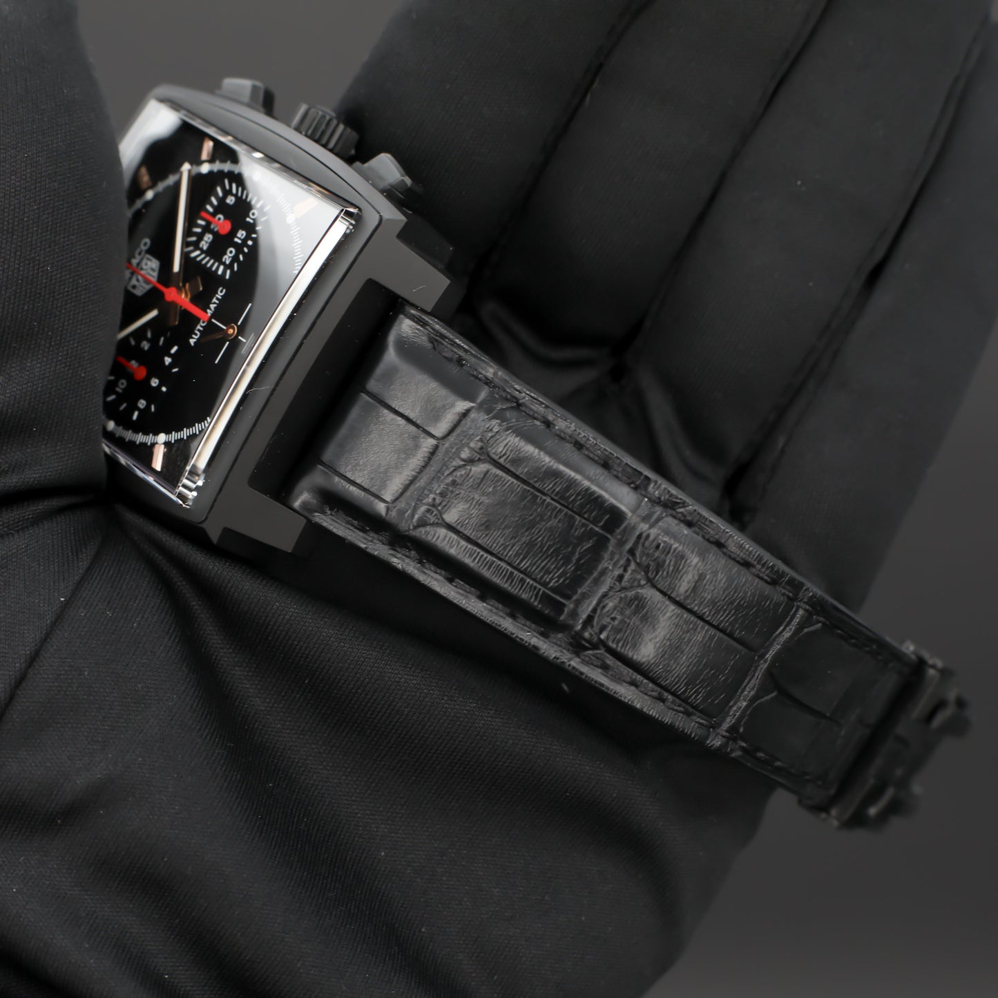 TAG Heuer Monaco "Dark Lord" Black Dial 39mm Automatic - CBL2180.FC6497