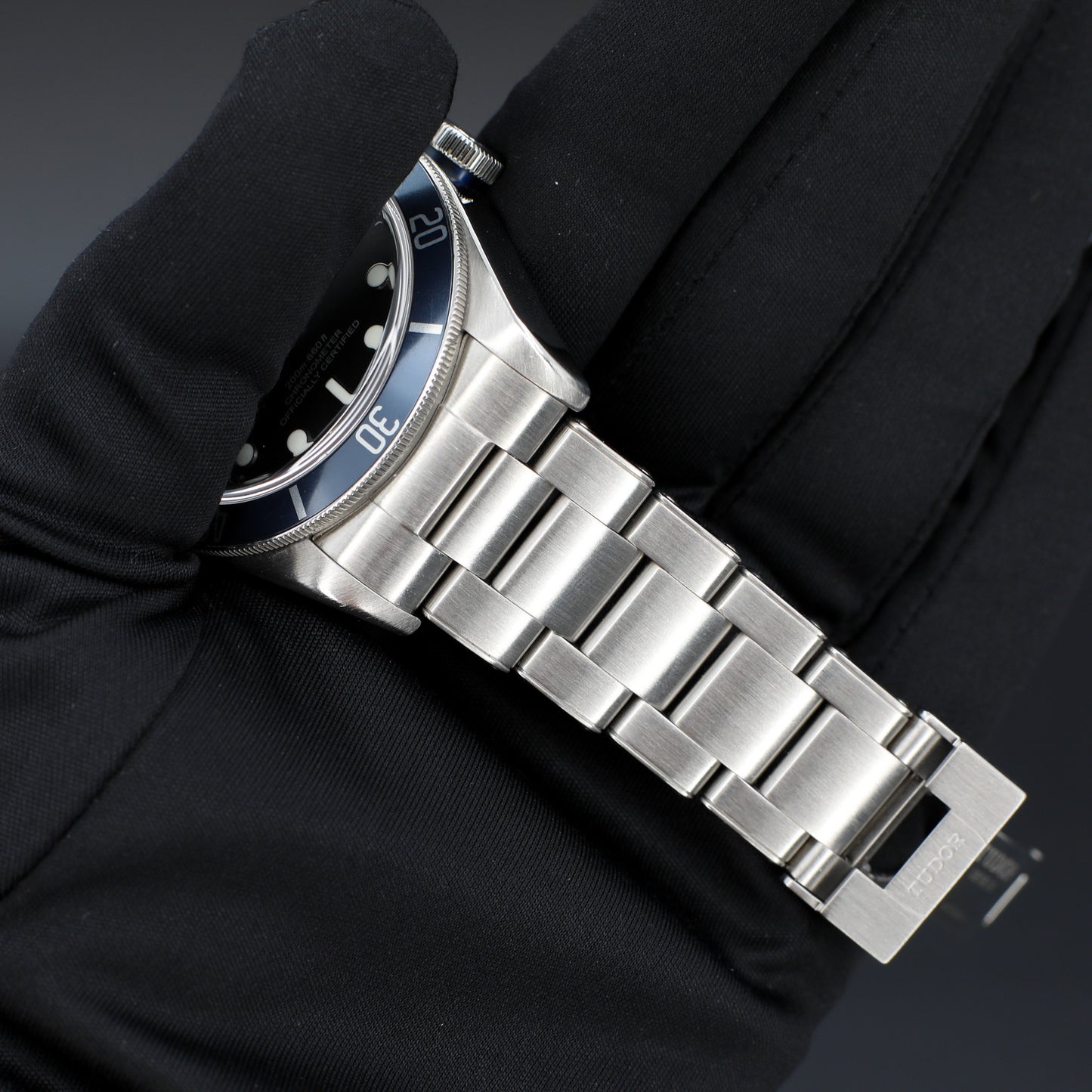 Tudor Black Bay Blue Bezel Black Dial Watch Only - 79230