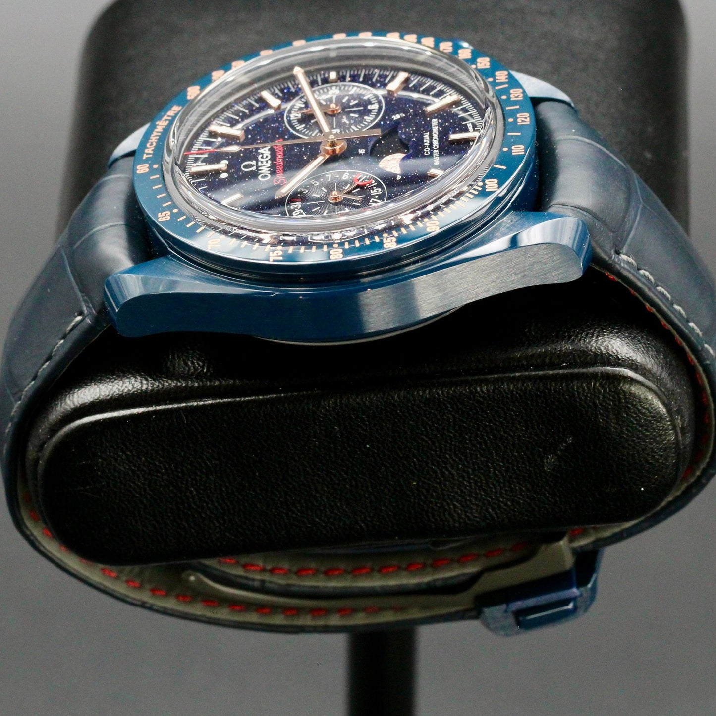 Omega Speedmaster Blue Side of the Moon 2025 Complete set - 304.93.44.52.03.002