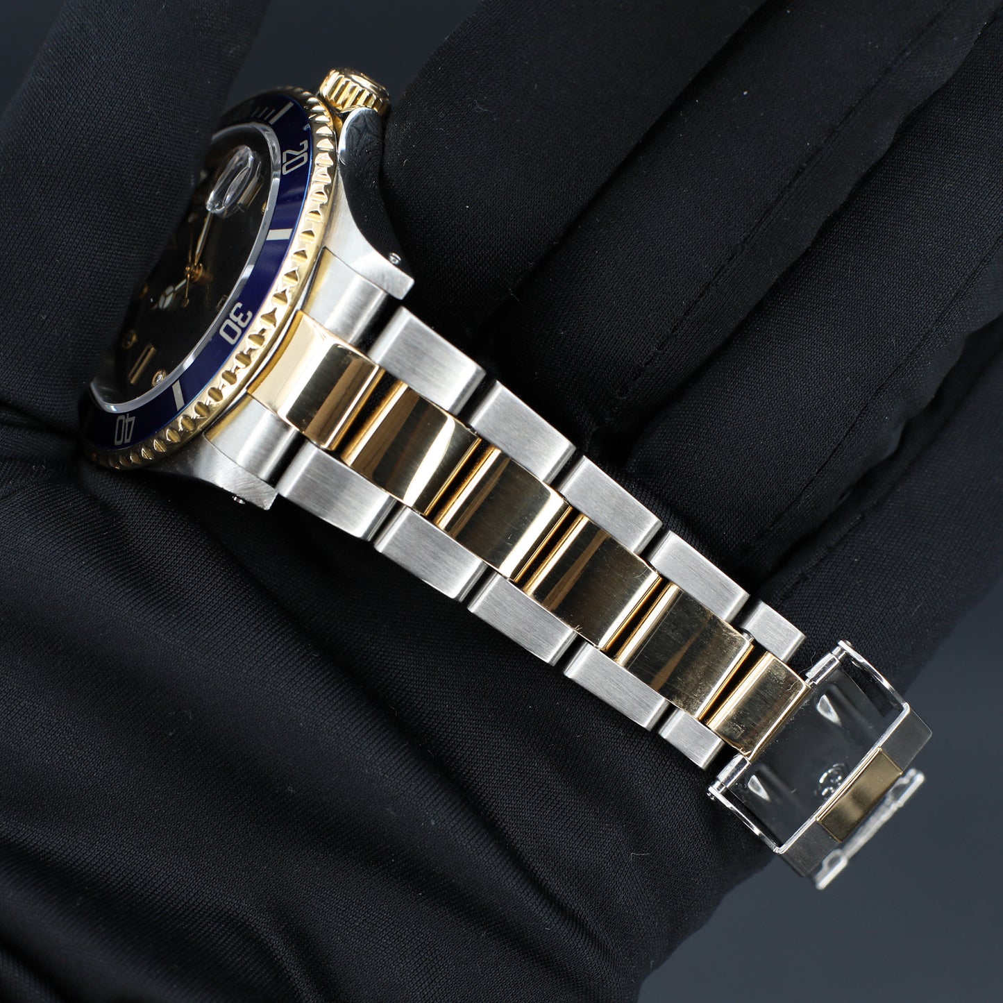 Rolex Submariner Bluesy Serti Dial Watch Only - 16613