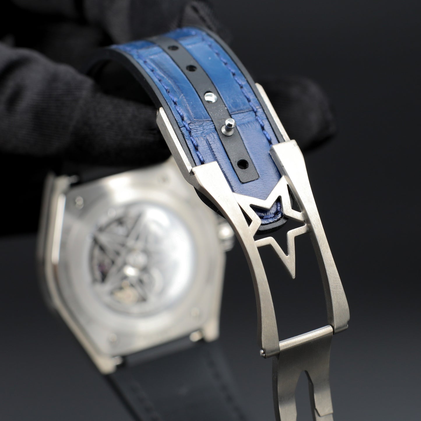 Zenith Defy Classic Skeleton Titanium/Blue Leather 2021 - 95.9000.670/78.R584