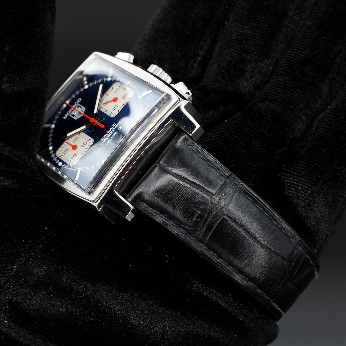 TAG Heuer Monaco Blue Dial Watch/box only - CAW2111