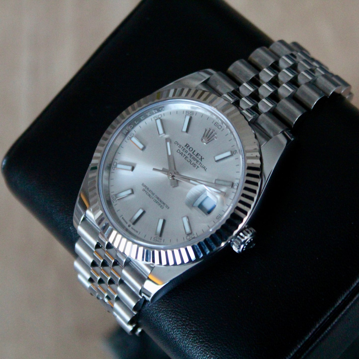Rolex Datejust Silver Dial Jubilee 41mm - 126334