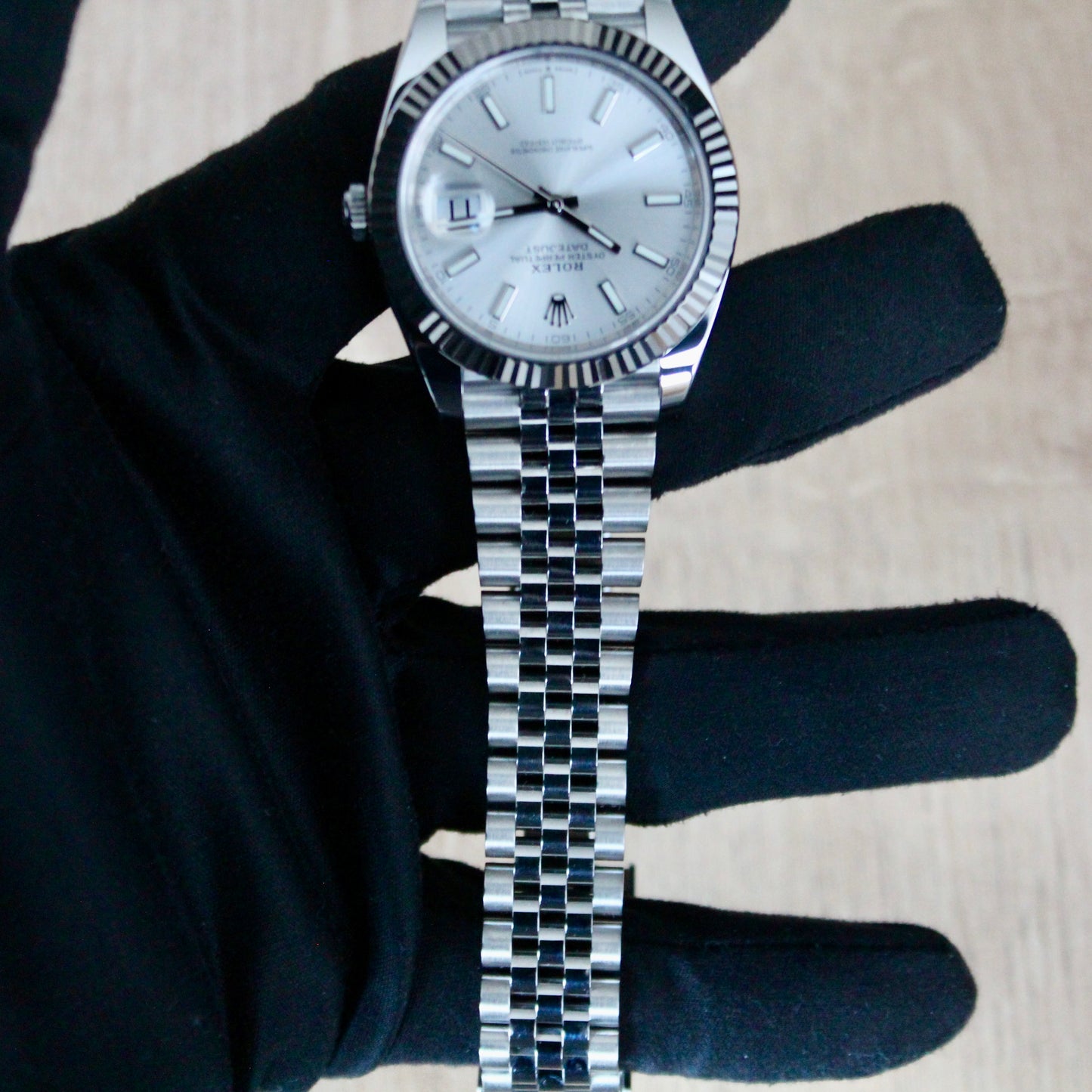 Rolex Datejust Silver Dial Jubilee 41mm - 126334