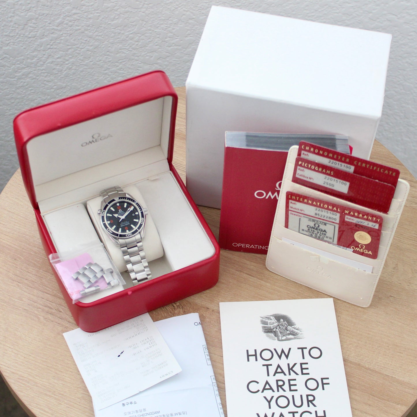 Omega Seamaster Planet Ocean 42 2011 Complete Set - 2201.51.00