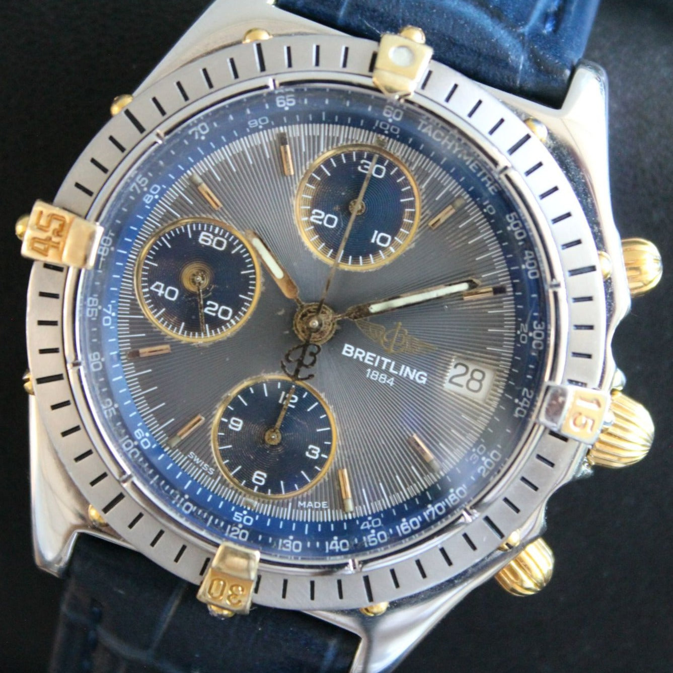 Breitling Chronomat Yellow Gold/Steel - B13047