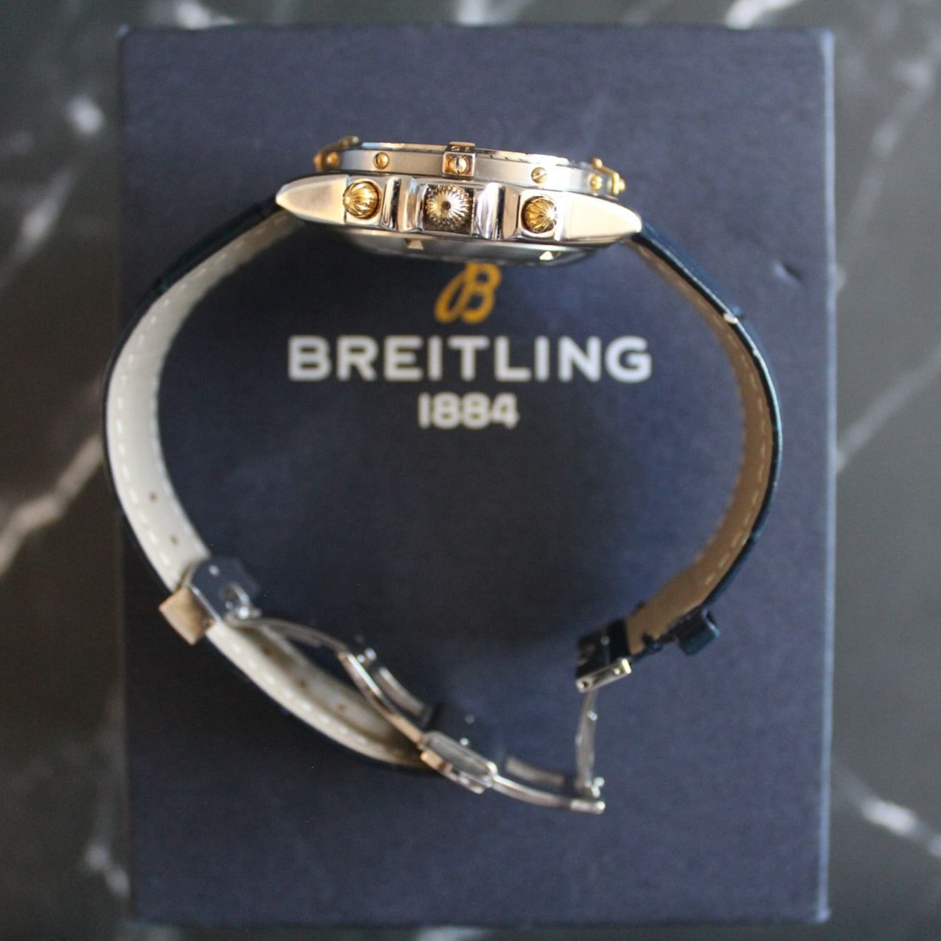 Breitling Chronomat Yellow Gold/Steel - B13047