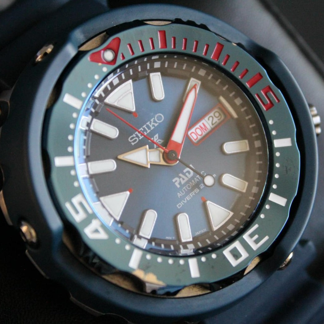 Seiko Special Edition "Japan" Dial Padi Monster Tuna Ceramic Divers Watch - SRPA83
