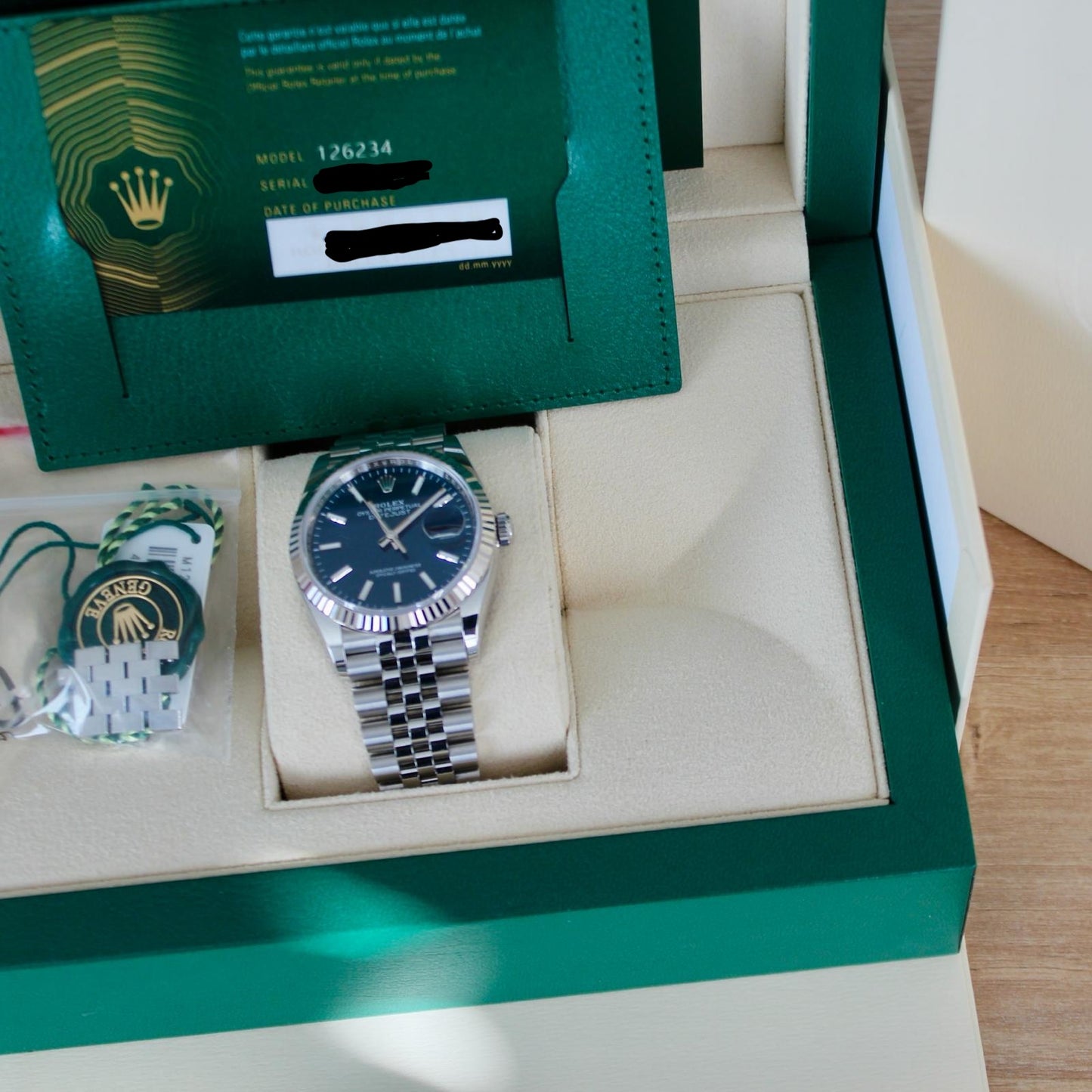 Rolex Datejust Fluted Bezel Jubilee 36mm - 126234