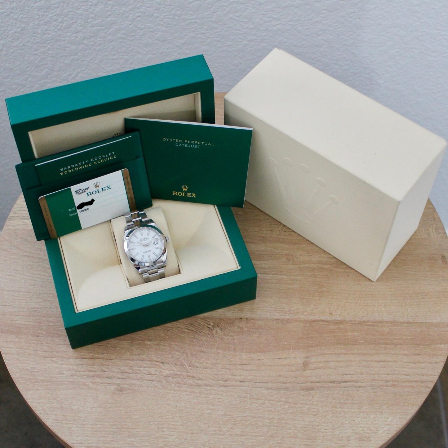 Rolex Datejust White Dial - 126300