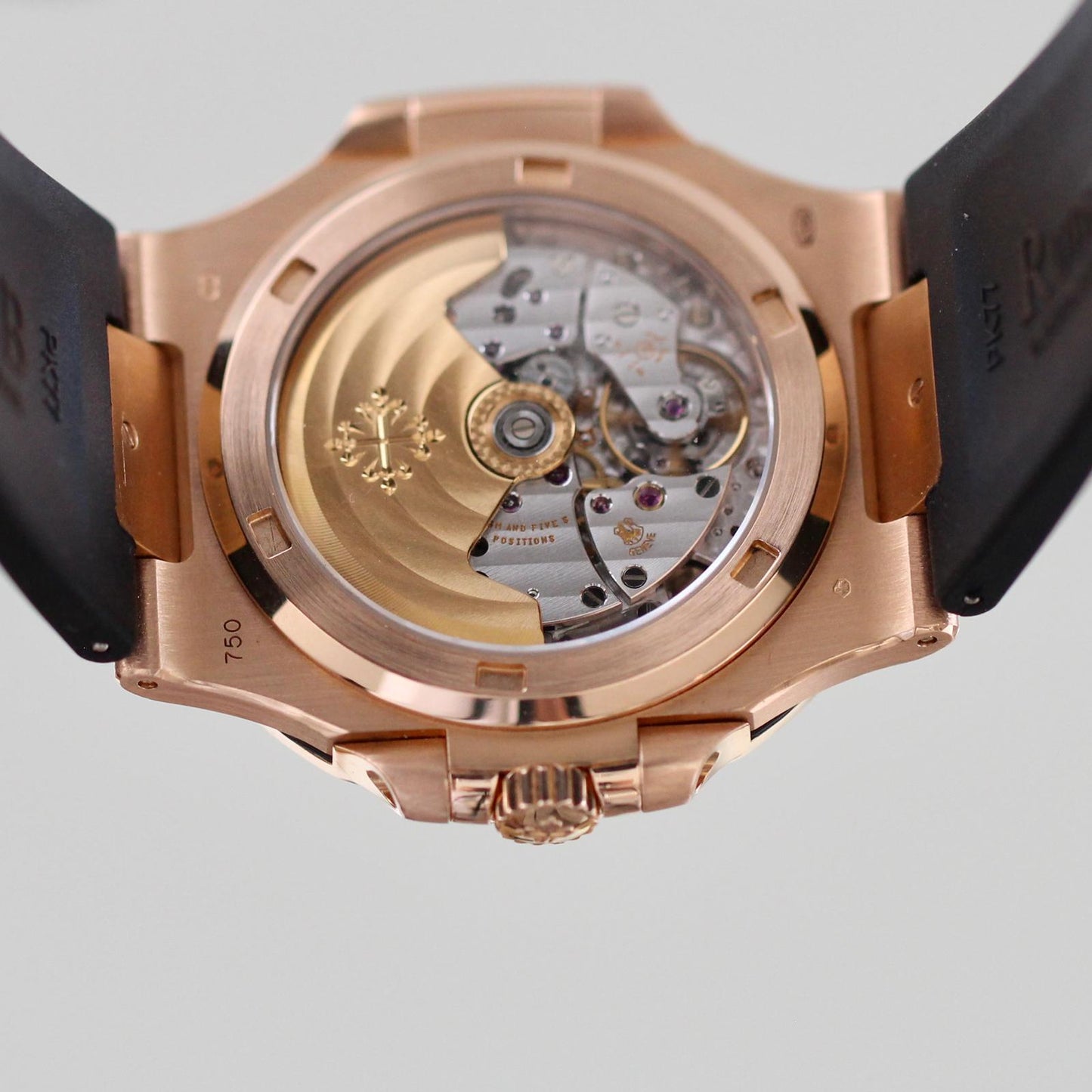 Patek Philippe Nautilus Rose Gold Leather - 5711R
