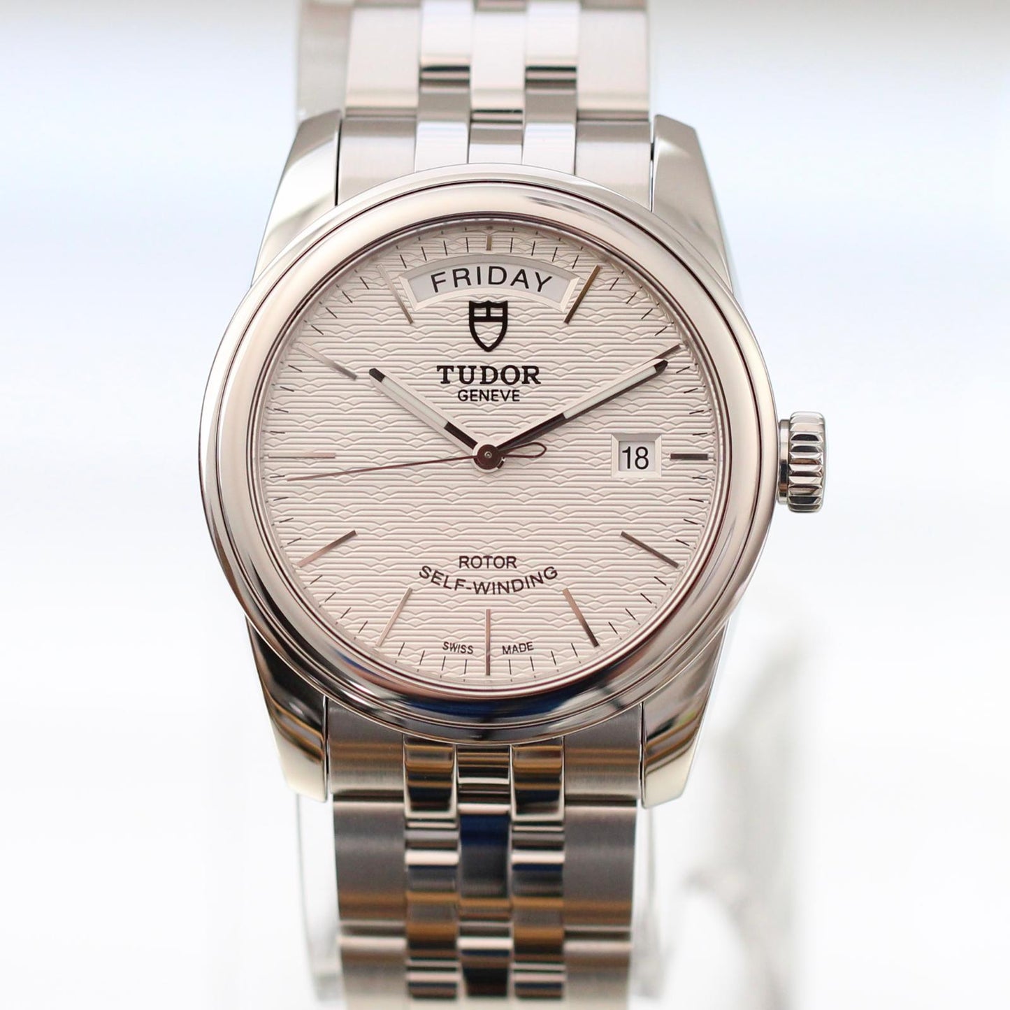 Tudor Glamour Daydate Silver 2023 Complete - 56000