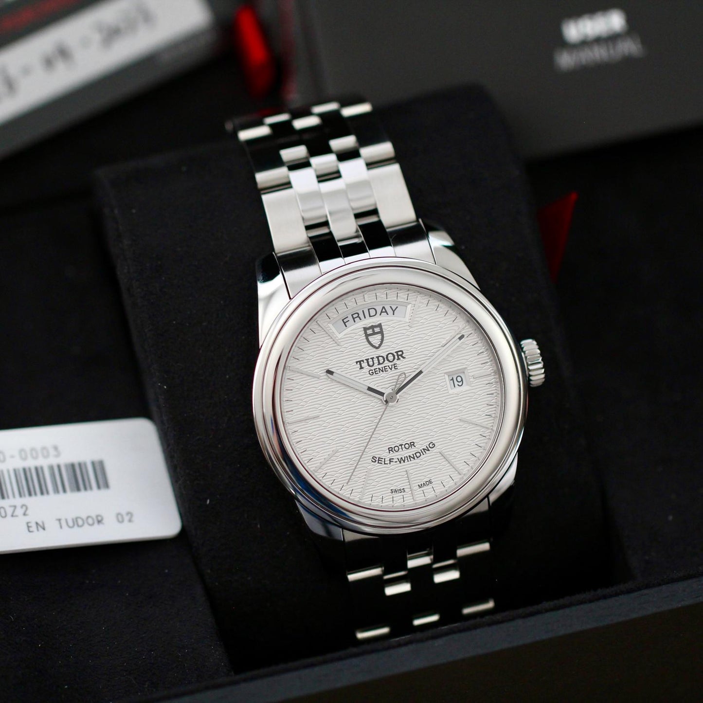 Tudor Glamour Daydate Silver 2023 Complete - 56000