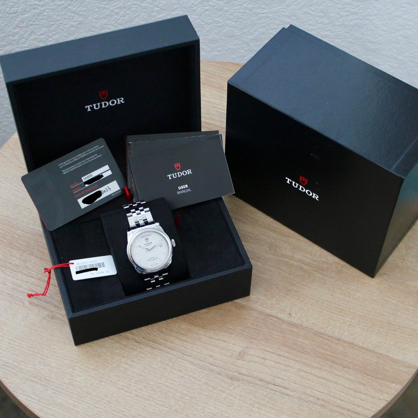 Tudor Glamour Daydate Silver 2023 Complete - 56000