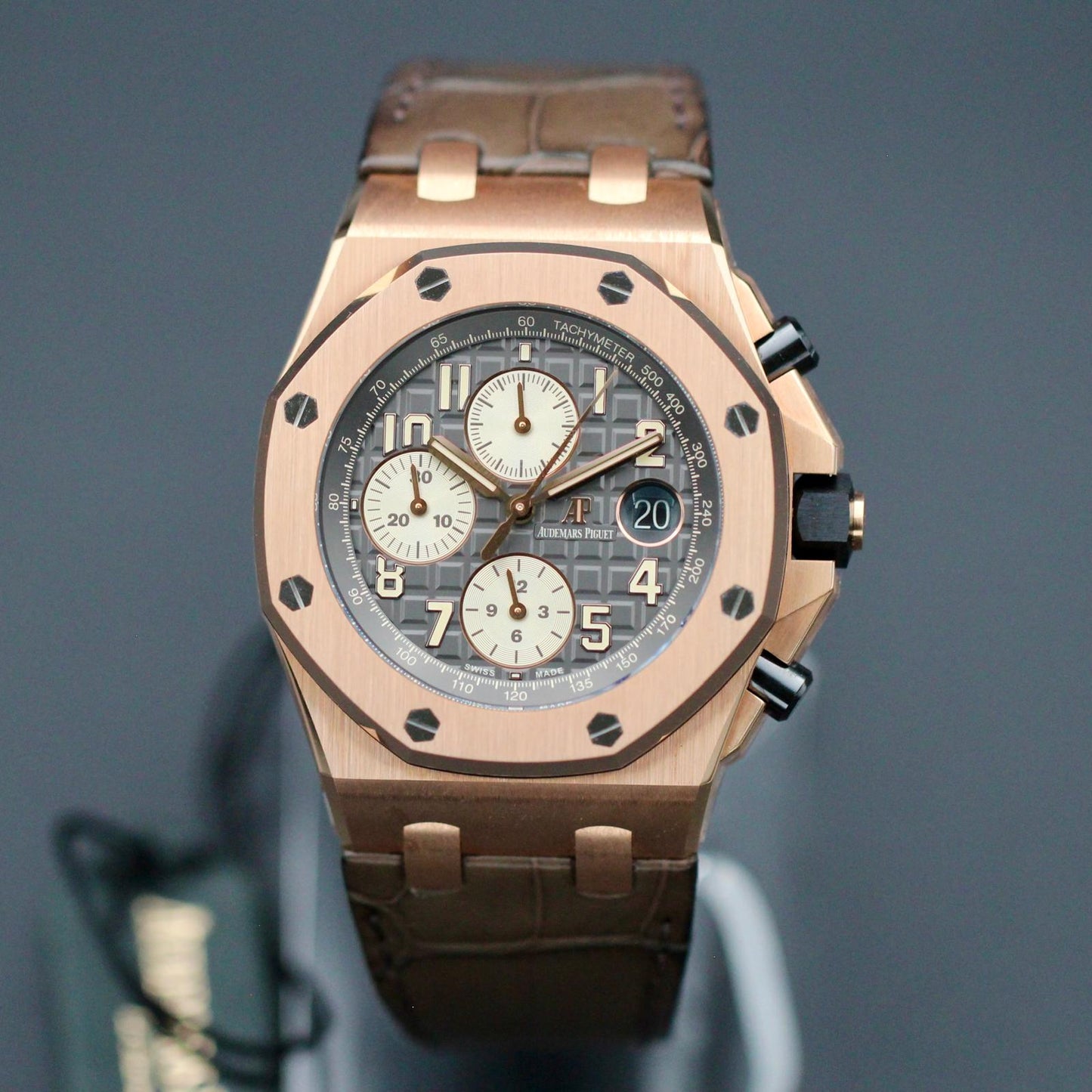 Audemars Piguet Royal Oak Offshore “Half Brick” Rhodium Dial - 26470OR
