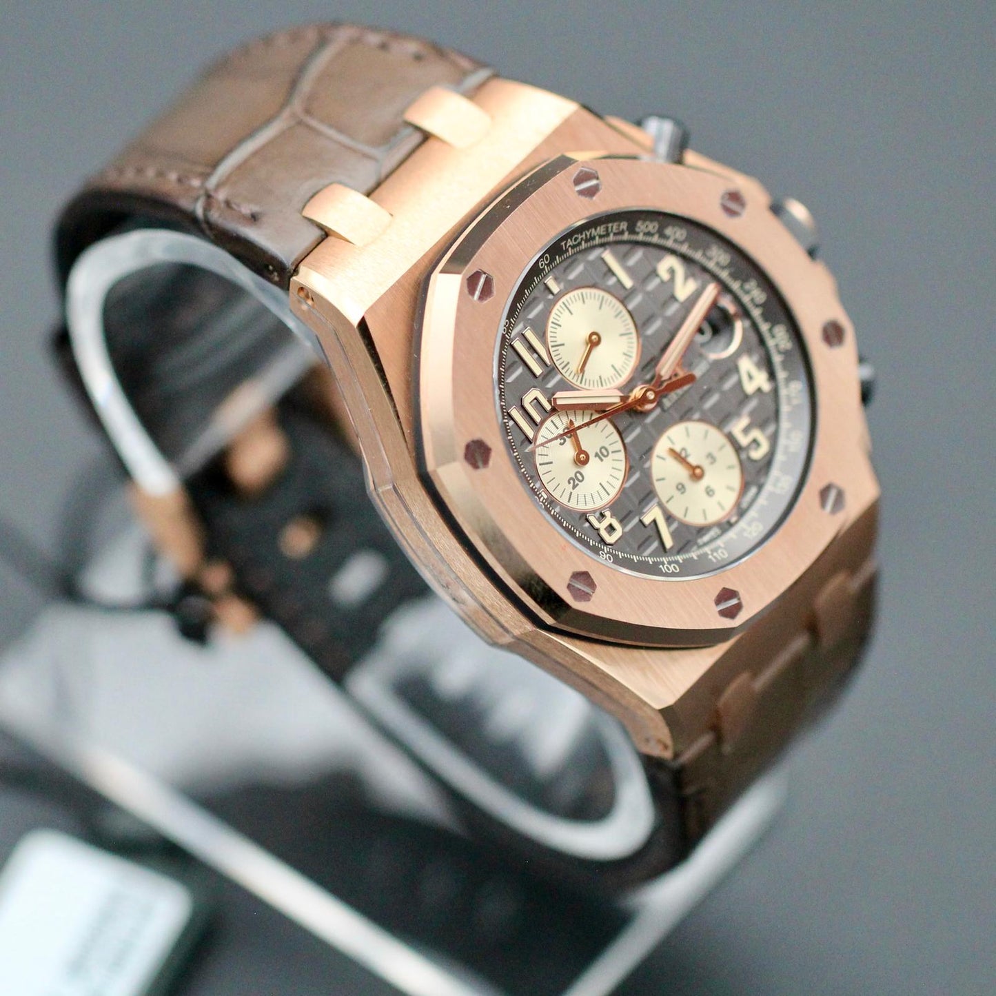 Audemars Piguet Royal Oak Offshore “Half Brick” Rhodium Dial - 26470OR