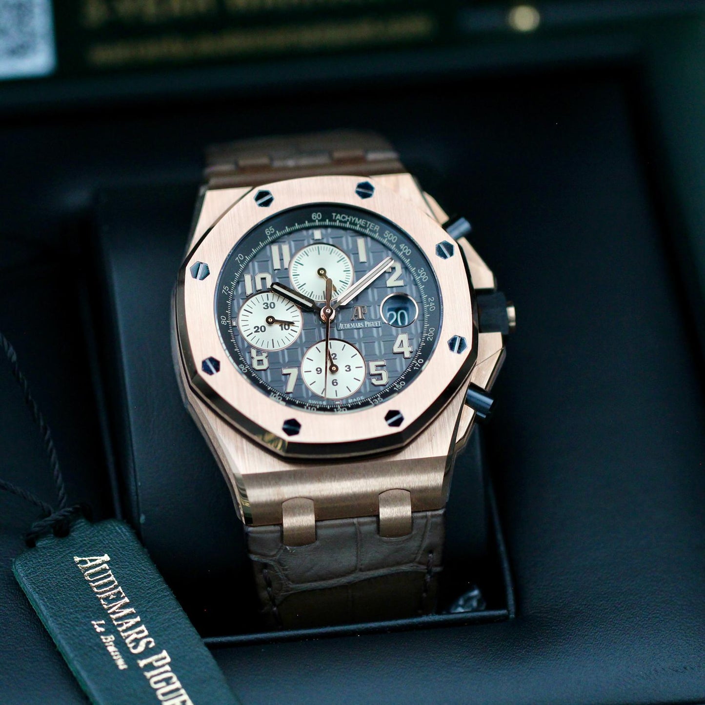 Audemars Piguet Royal Oak Offshore “Half Brick” Rhodium Dial - 26470OR