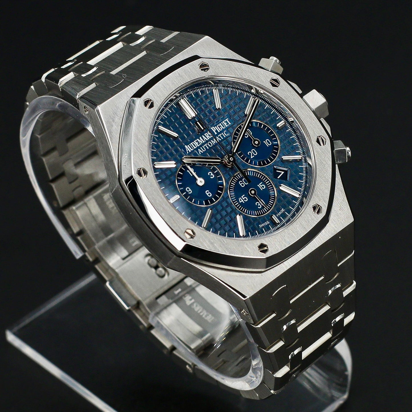 Audemars Piguet Royal Oak Chrono Steel Blue Dial - 26320ST