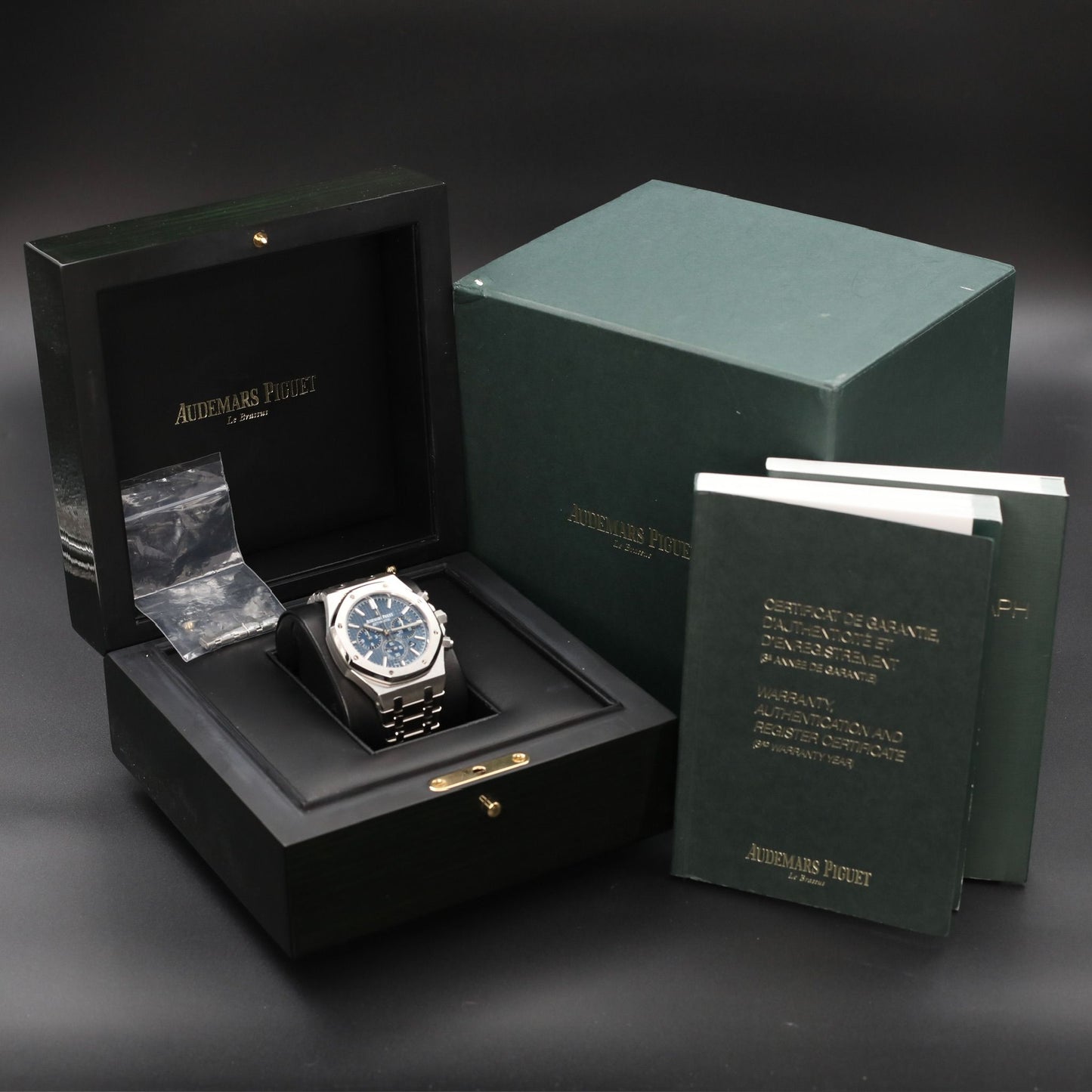 Audemars Piguet Royal Oak Chrono Steel Blue Dial - 26320ST