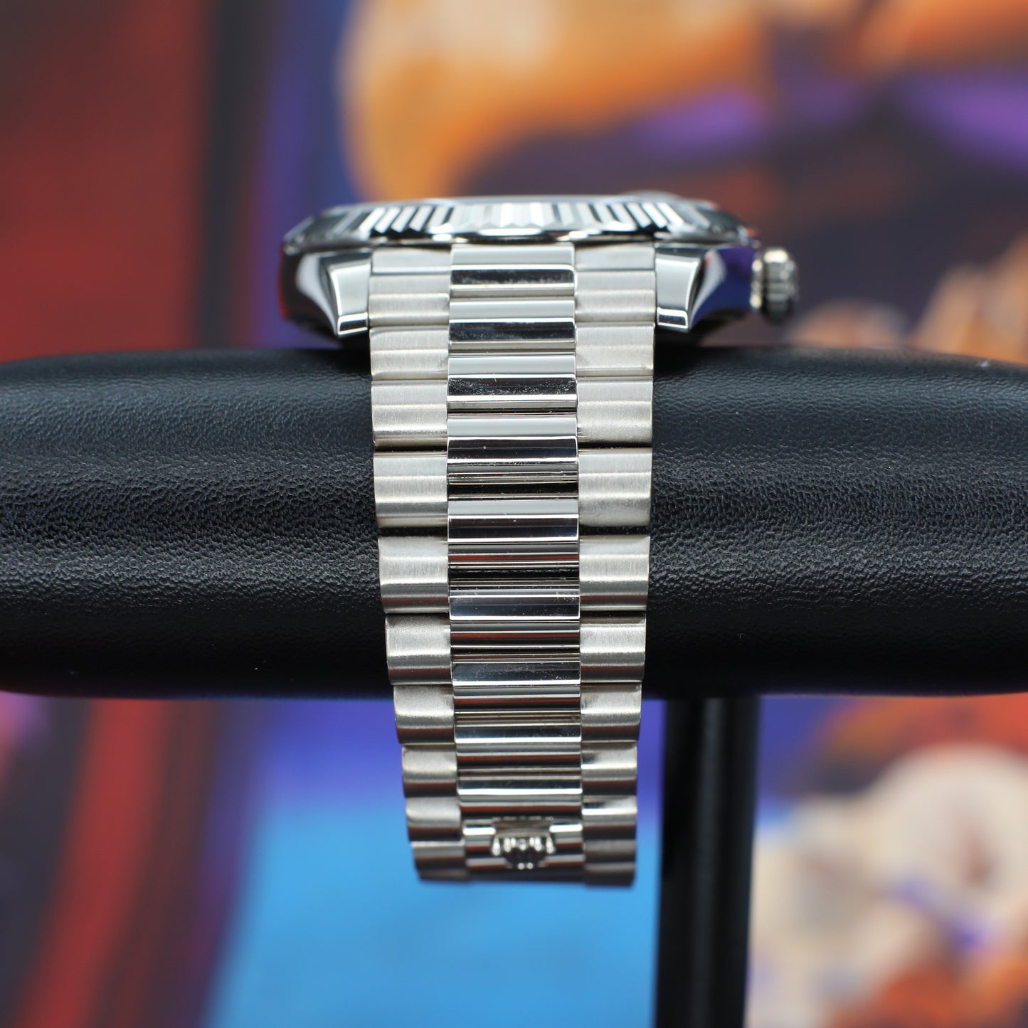 Rolex Daydate White Gold Meteorite Baguette 2025 Complete - 228239