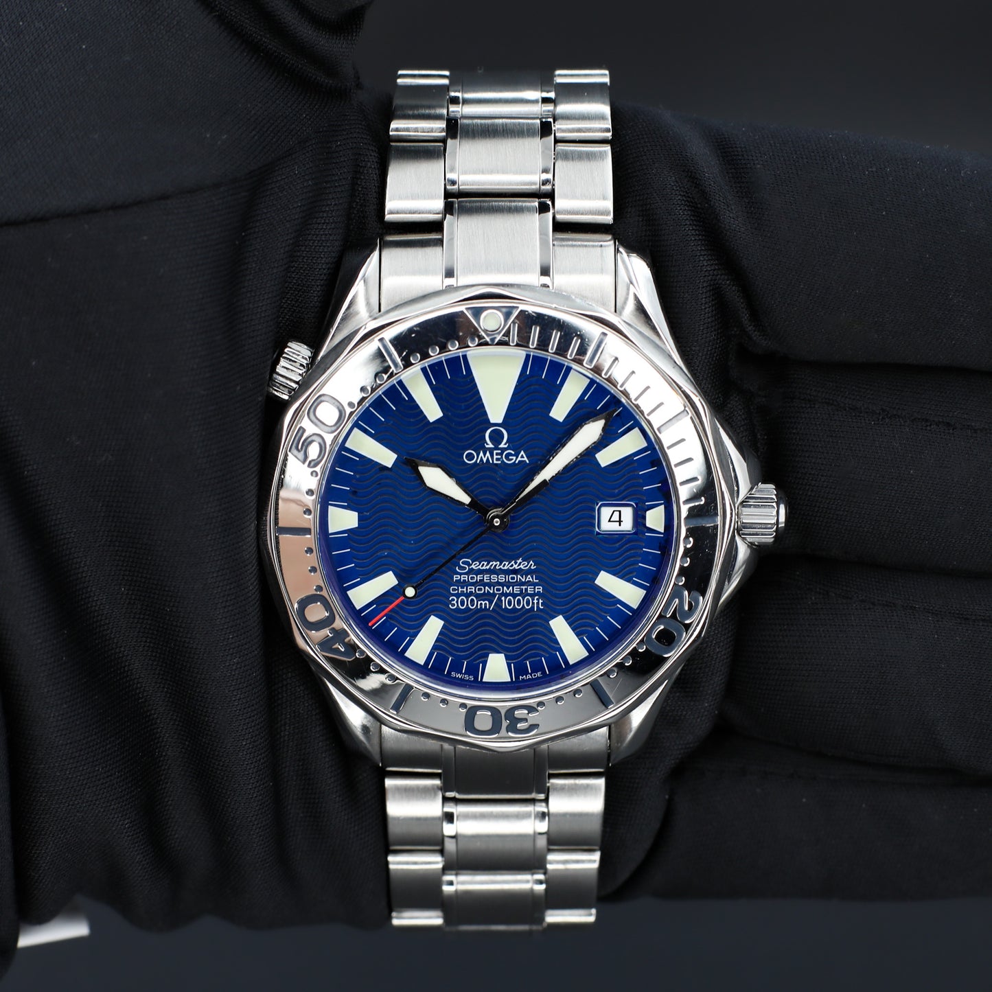 Omega Seamaster Electric Blue Fresh Service - 2255.80