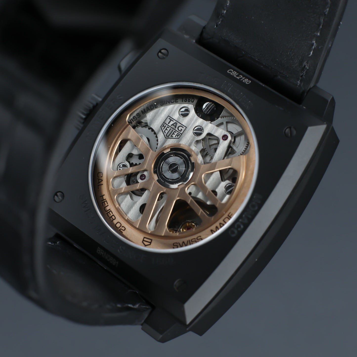 TAG Heuer Monaco "Dark Lord" Black Dial 39mm Automatic - CBL2180.FC6497