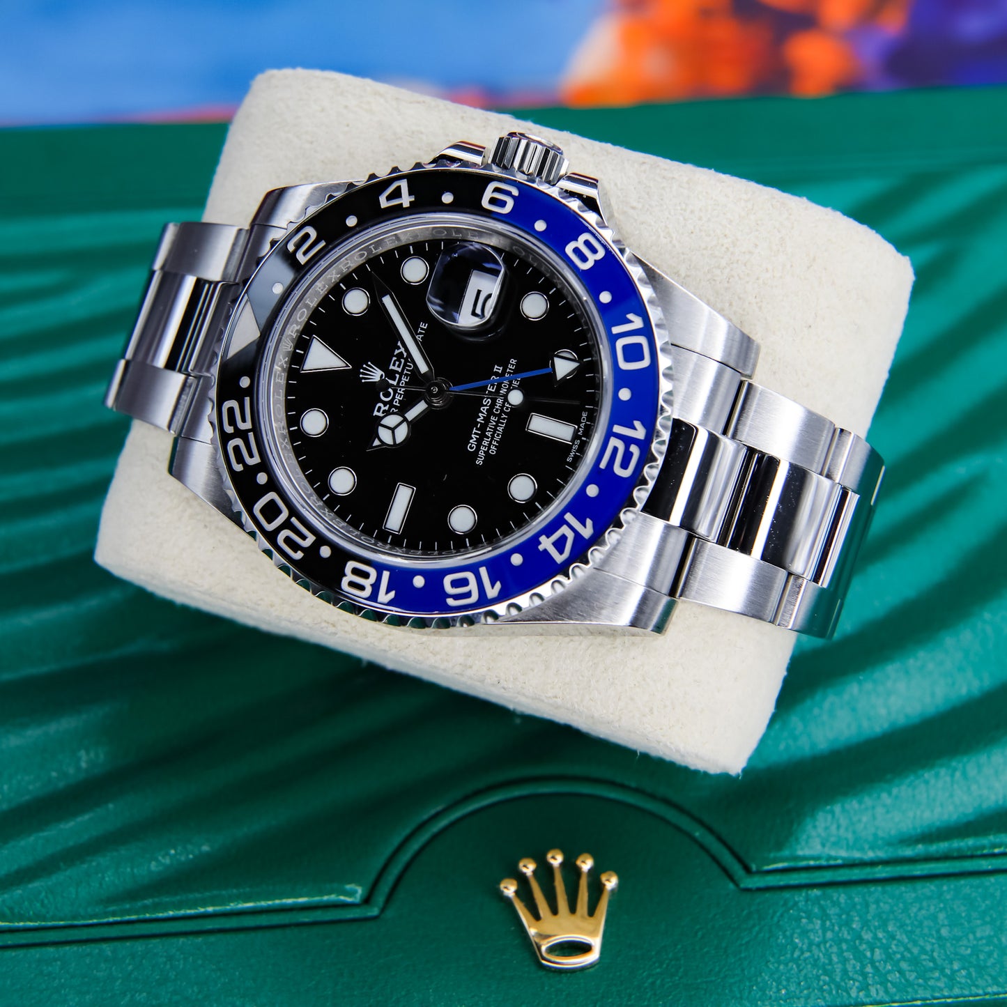 Rolex GMT-Master II Batman Oyster 2017 Complete - 116710BLNR