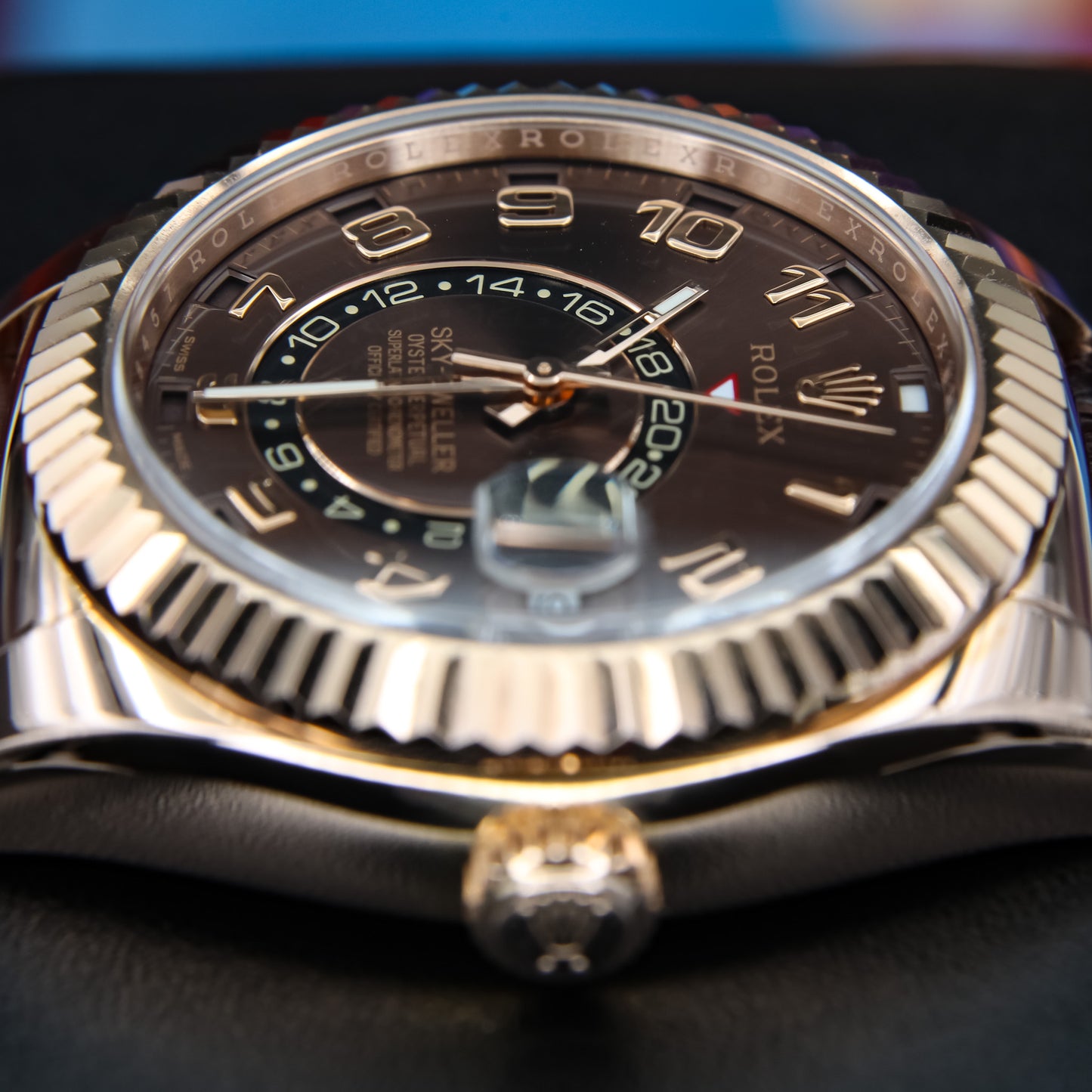Rolex Skydweller Chocolate Complete - 326135
