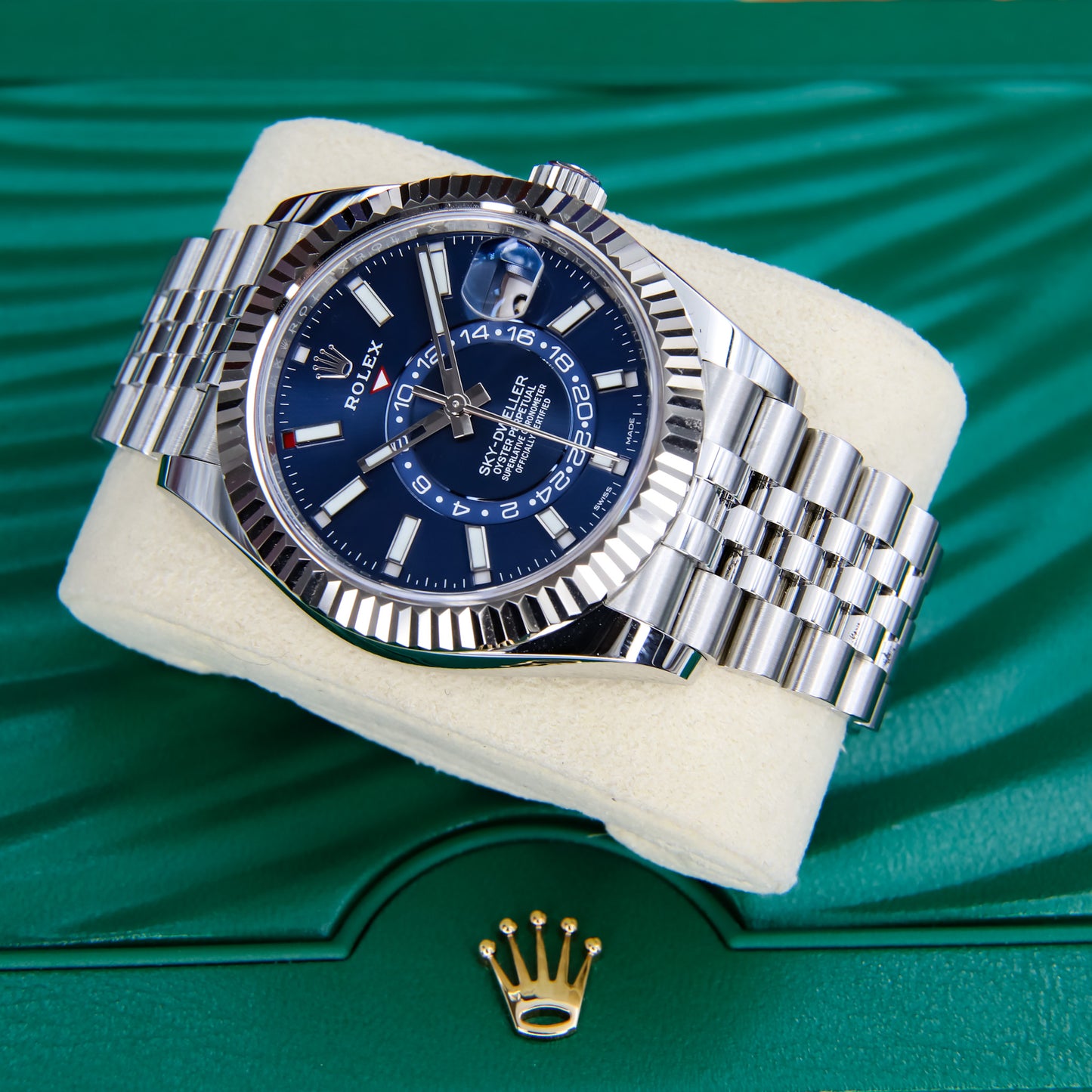 Rolex Sky-Dweller Blue Dial Jubilee 2022 Complete - 326934