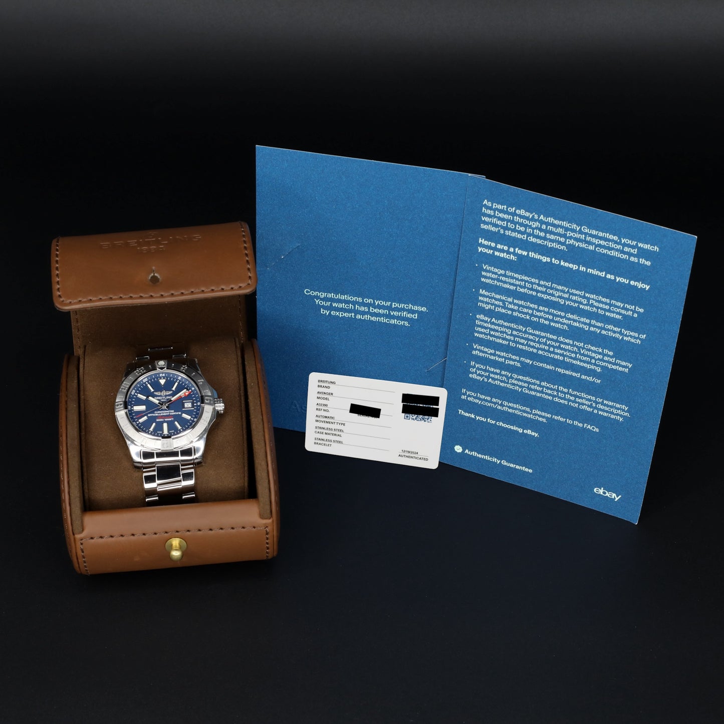 Breitling Avenger GMT Blue Dial - A32390