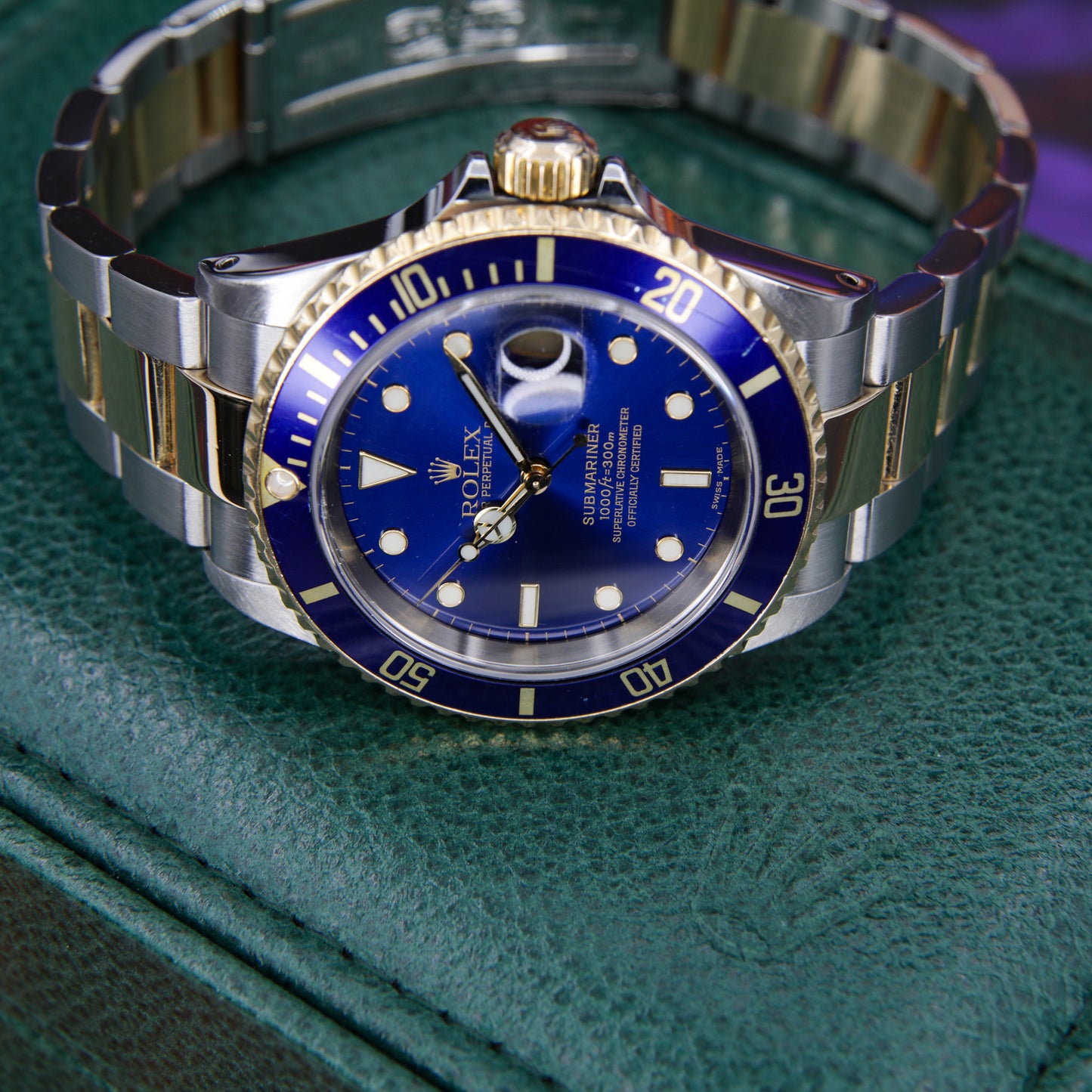 Rolex Submariner Date “Bluesy” 2002 Complete - 16613LB
